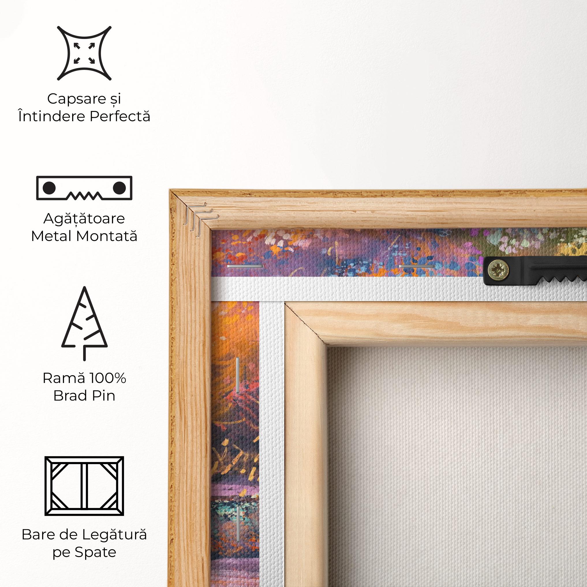 Tablou Canvas Landscape Colorful Trees mockup 5