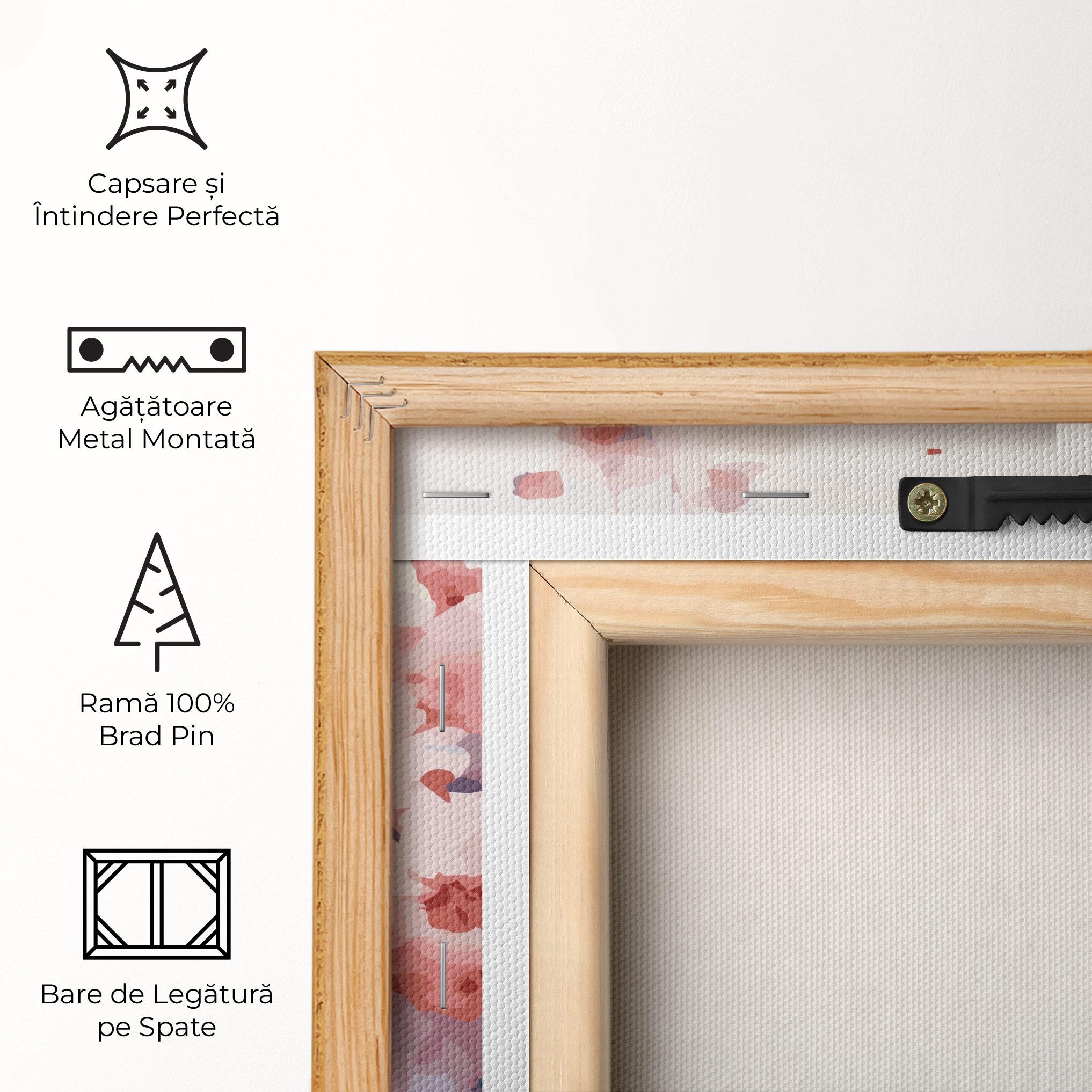 Tablou Canvas Pastel Spring Flowers mockup 5