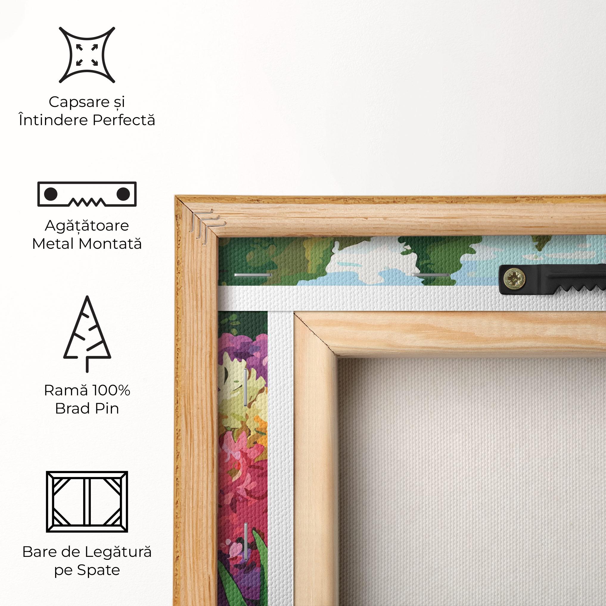 Tablou Canvas Pretty Colorful Spring mockup 5