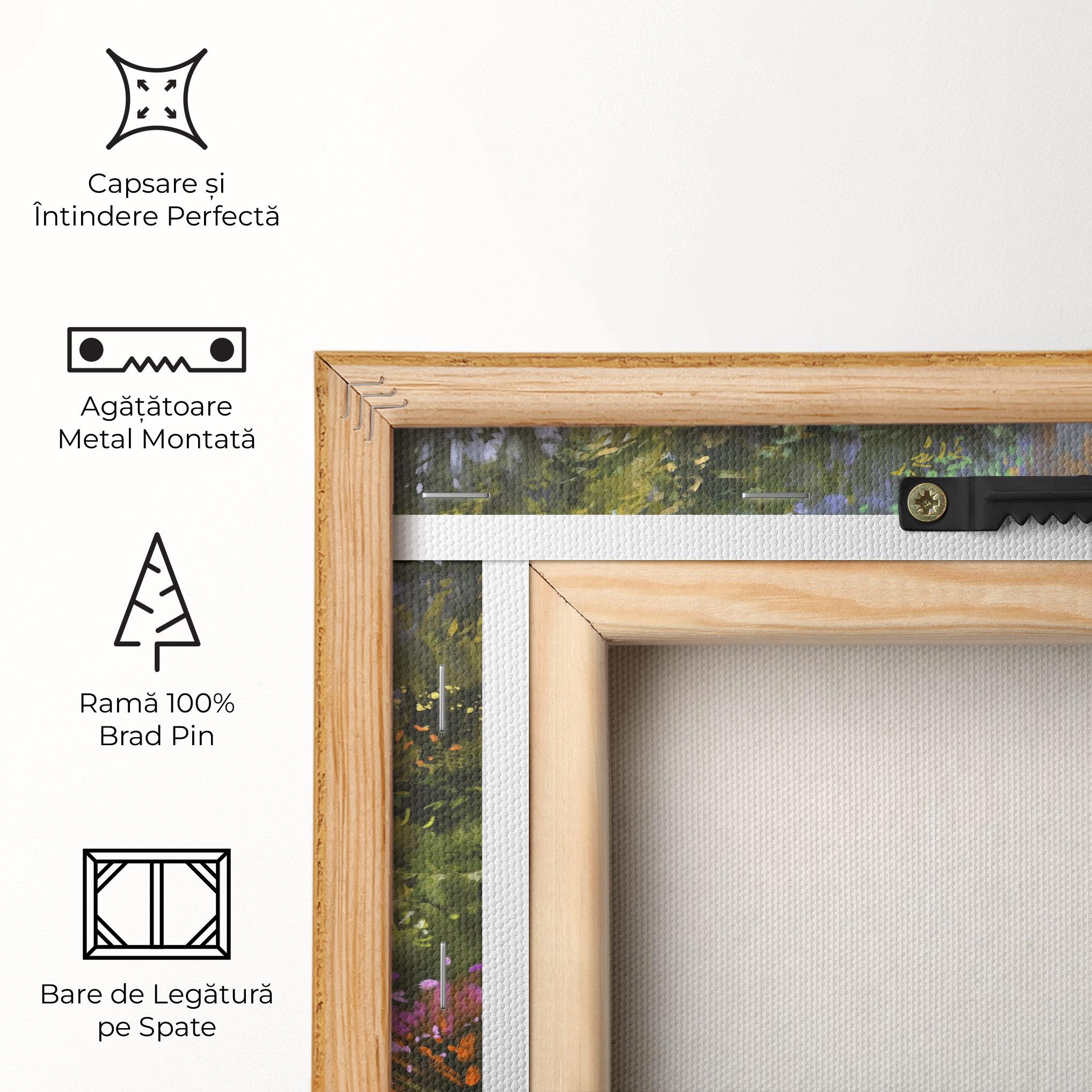 Tablou Canvas Spring Staircase Painting mockup 5