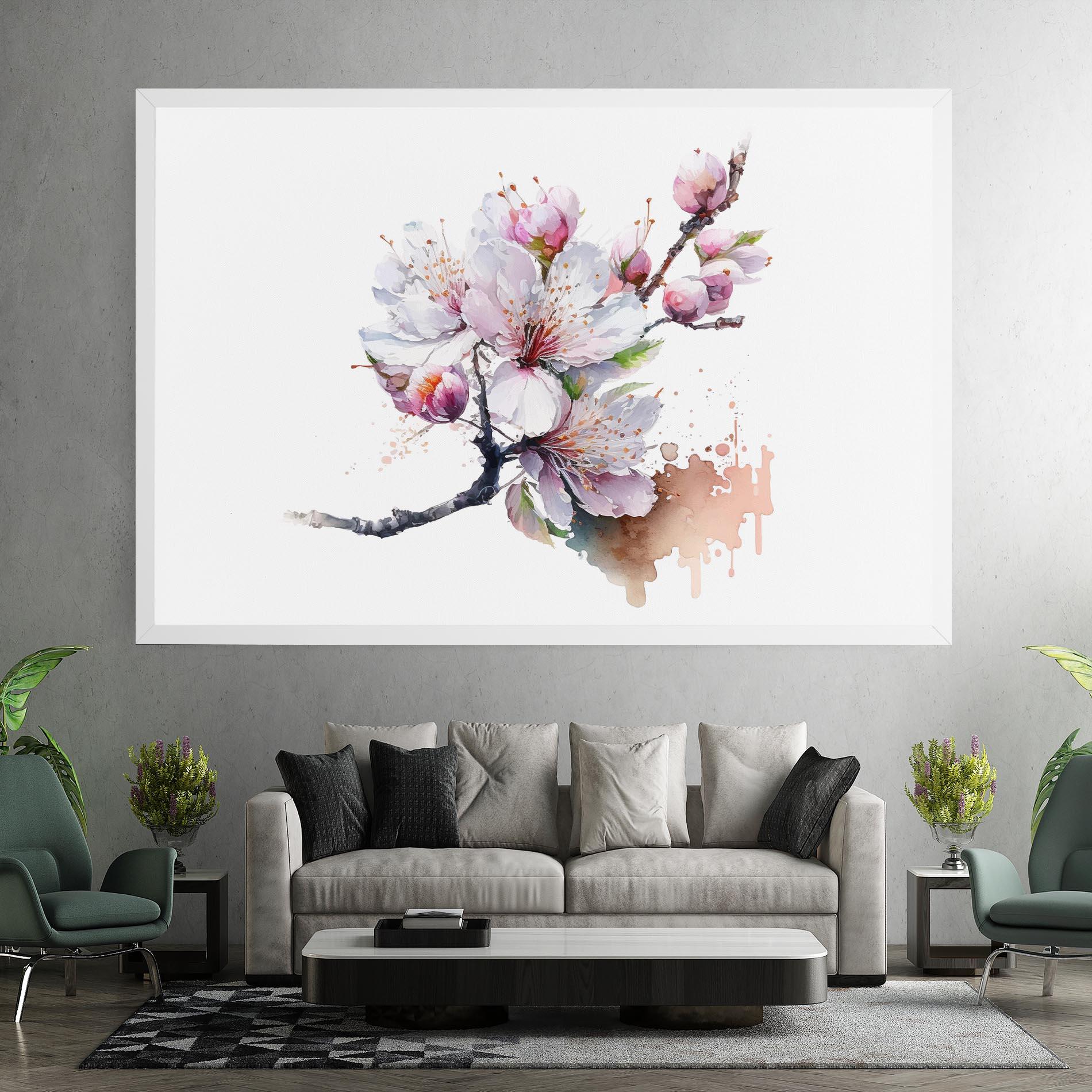 Tablou Canvas Cherry Spring Art mockup 7