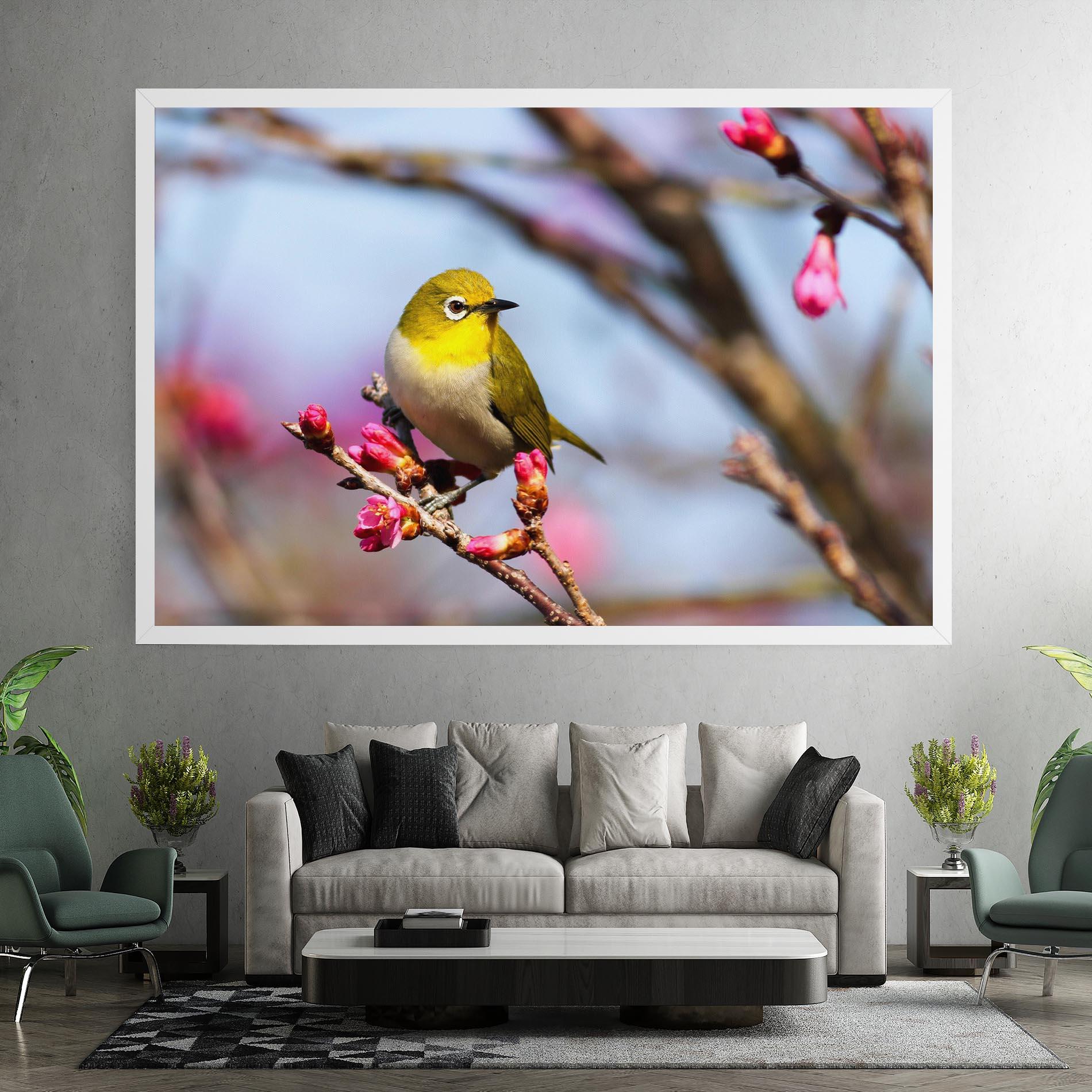 Tablou Canvas Cute Pink Flower Buds mockup 7