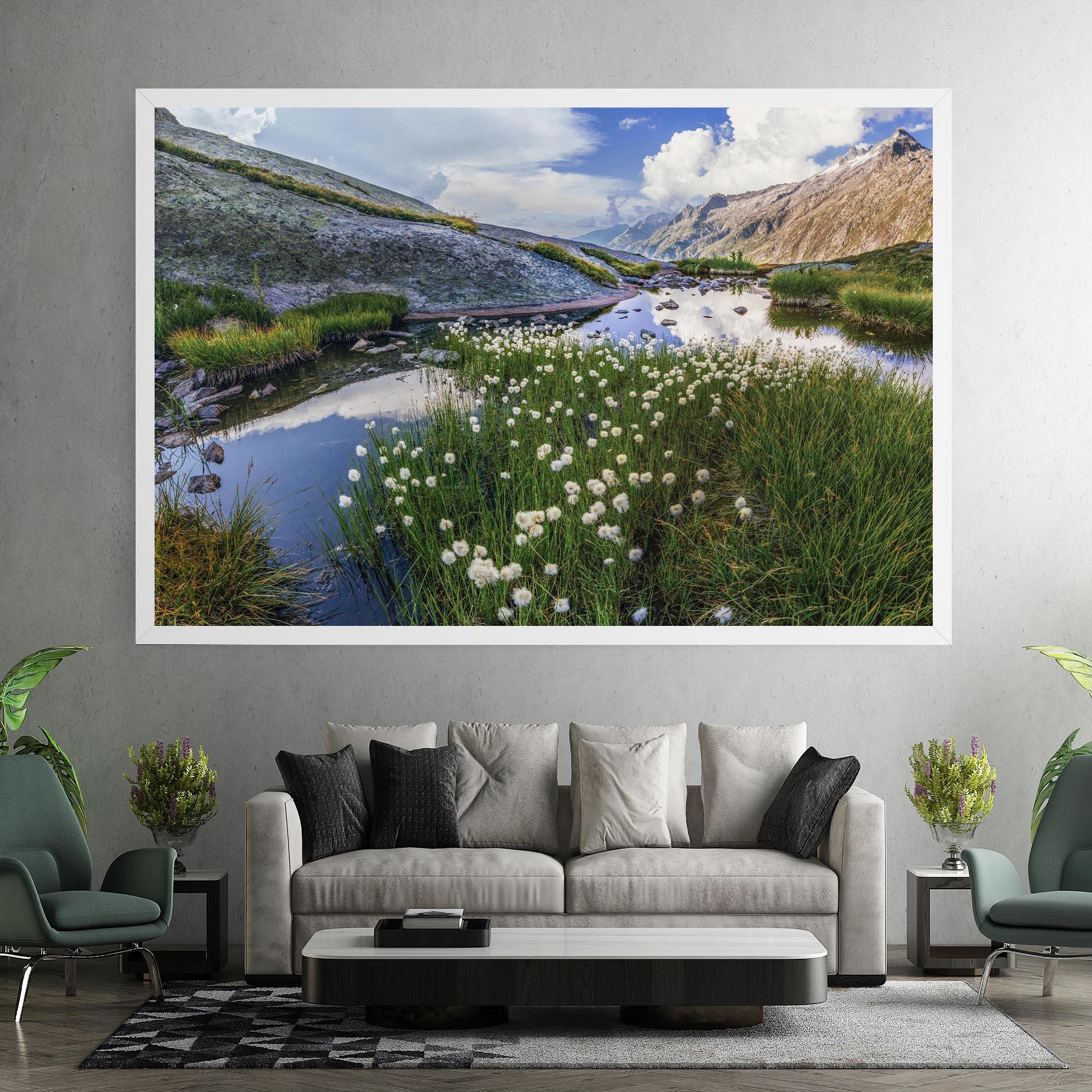 Tablou Canvas Lake Spring View mockup 7