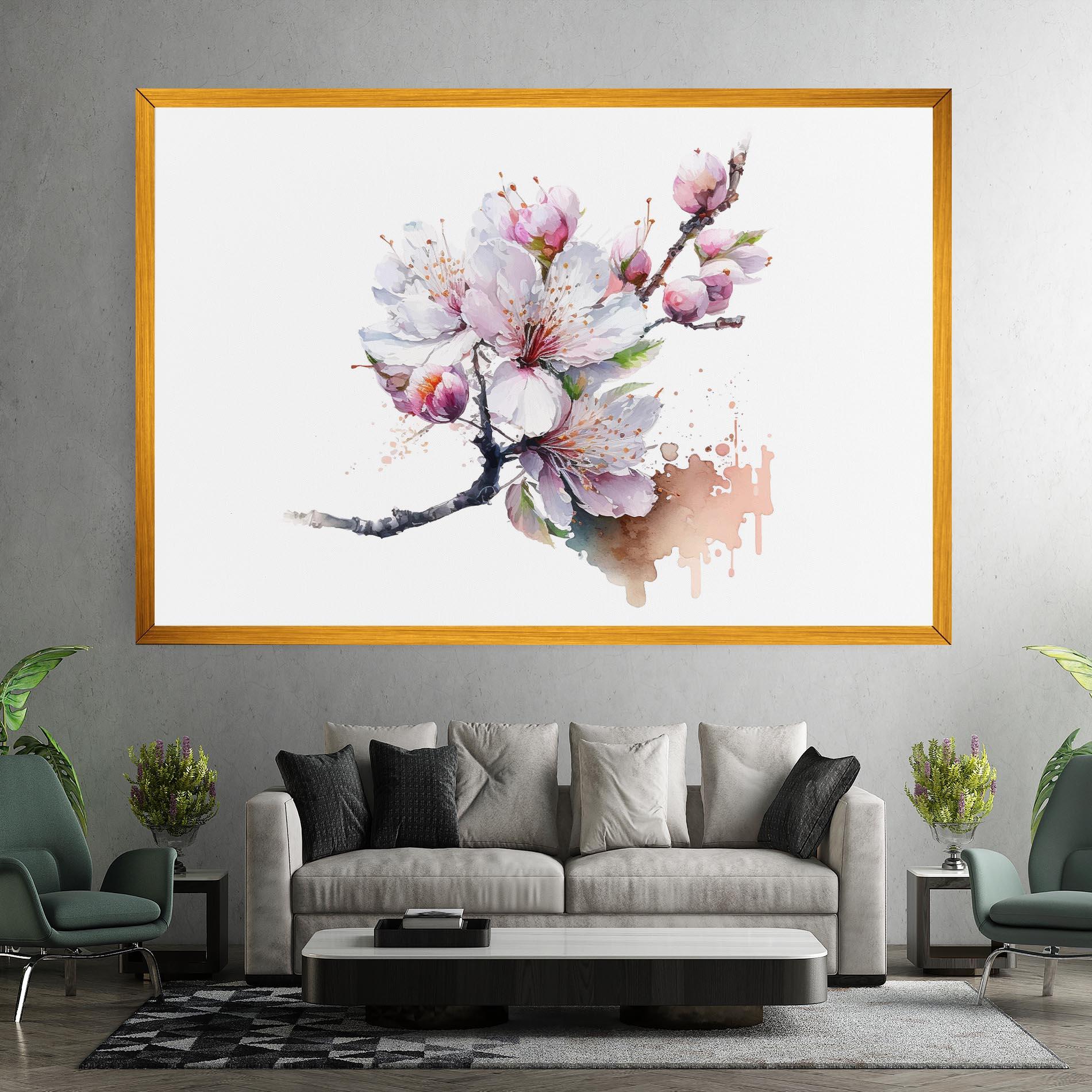Tablou Canvas Cherry Spring Art mockup 7
