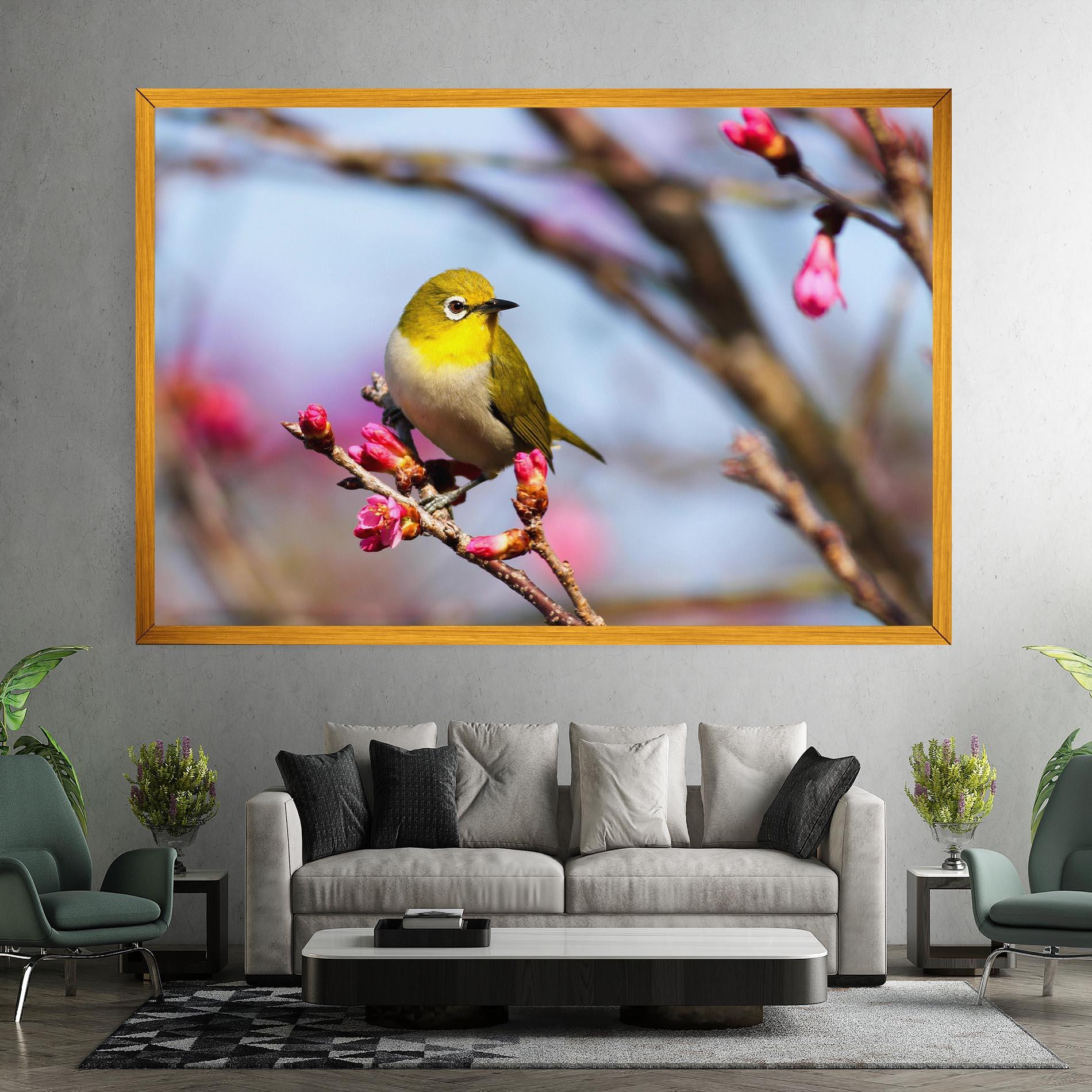 Tablou Canvas Cute Pink Flower Buds mockup 7