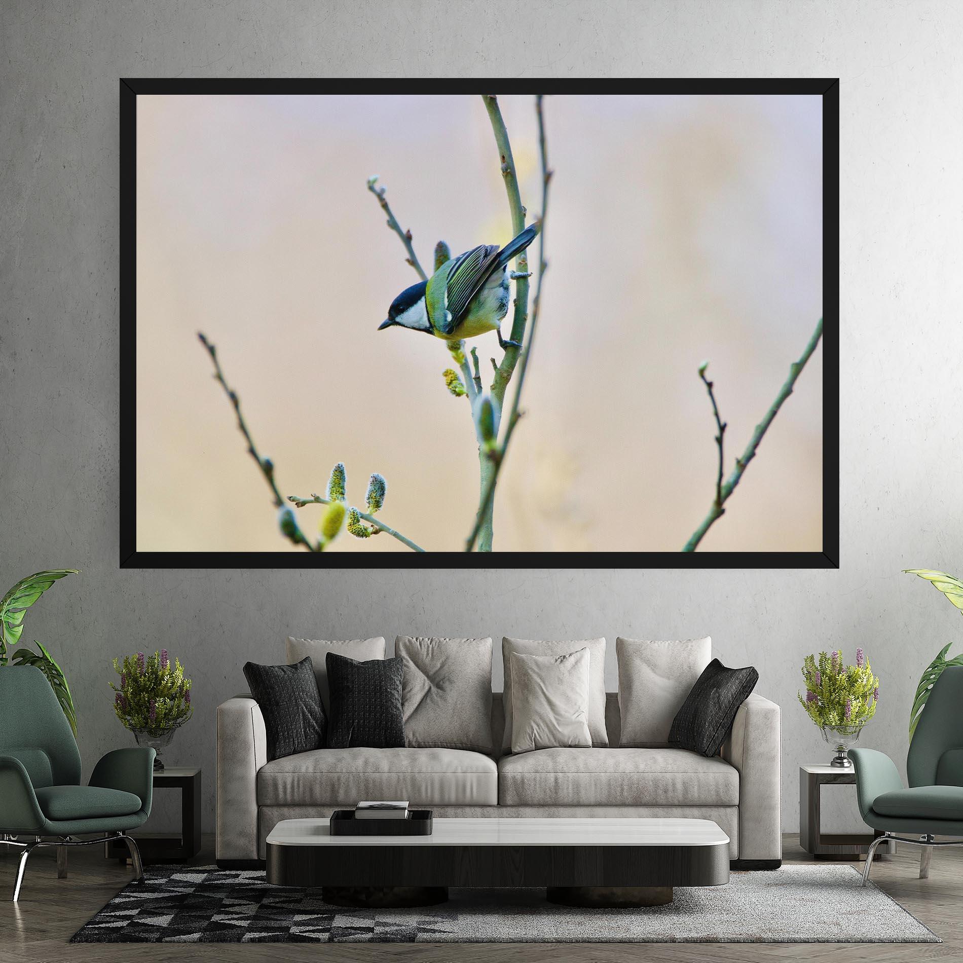 Tablou Canvas Beautiful Spring Bird mockup 7