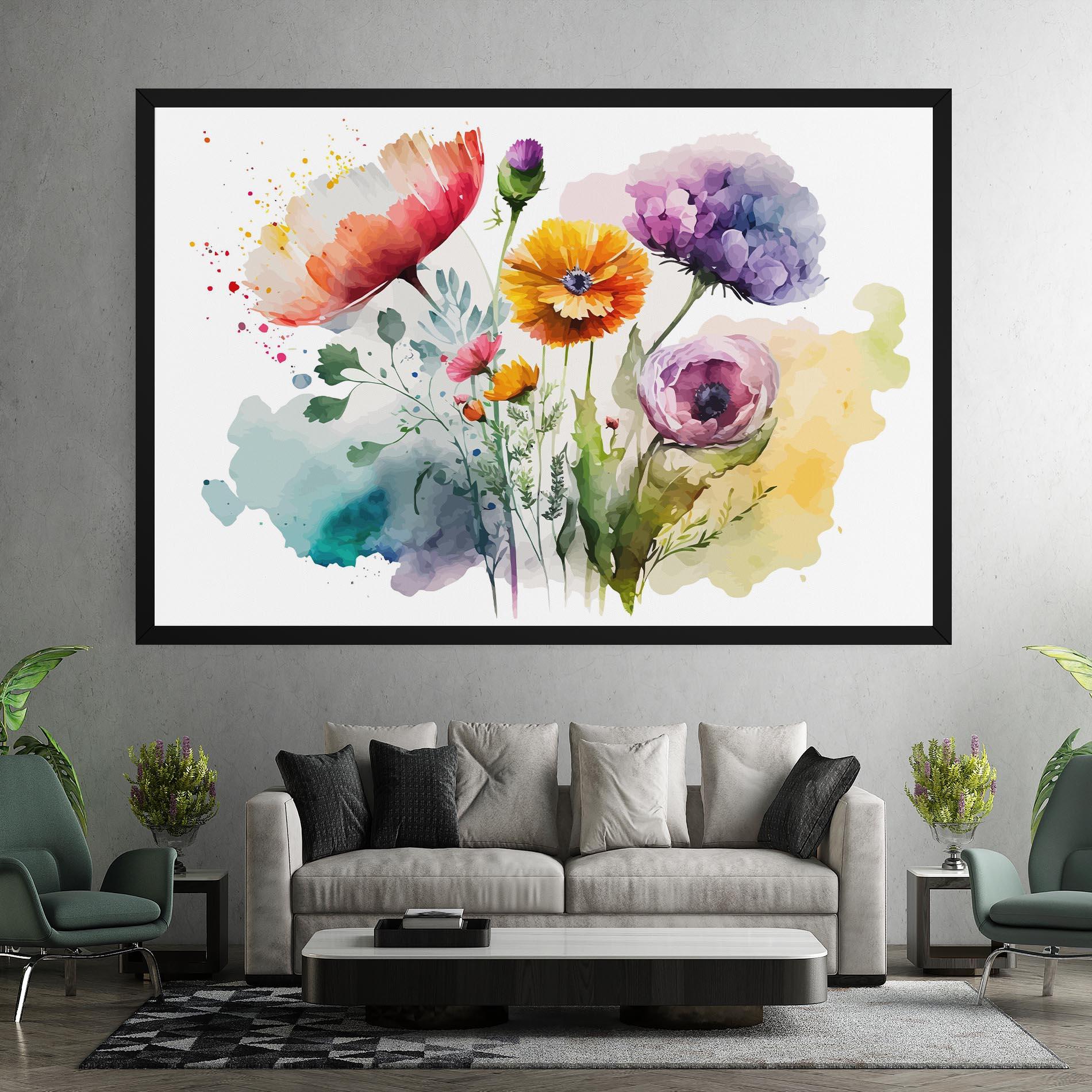 Tablou Canvas Beautiful Spring Flowers mockup 7
