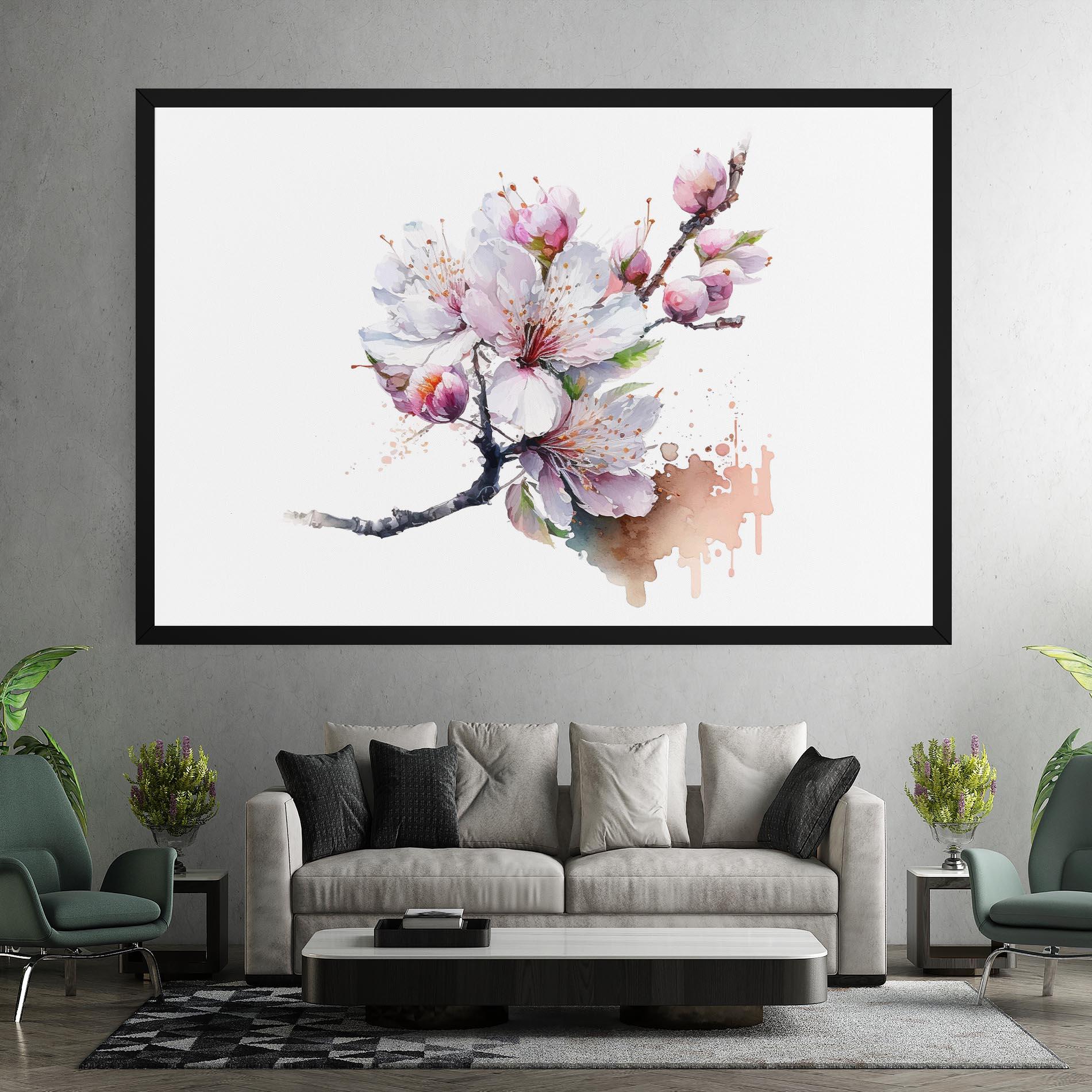 Tablou Canvas Cherry Spring Art mockup 7