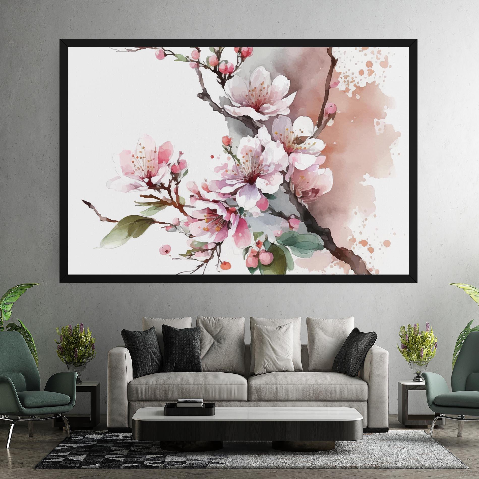 Tablou Canvas Cherry Spring Flower mockup 7