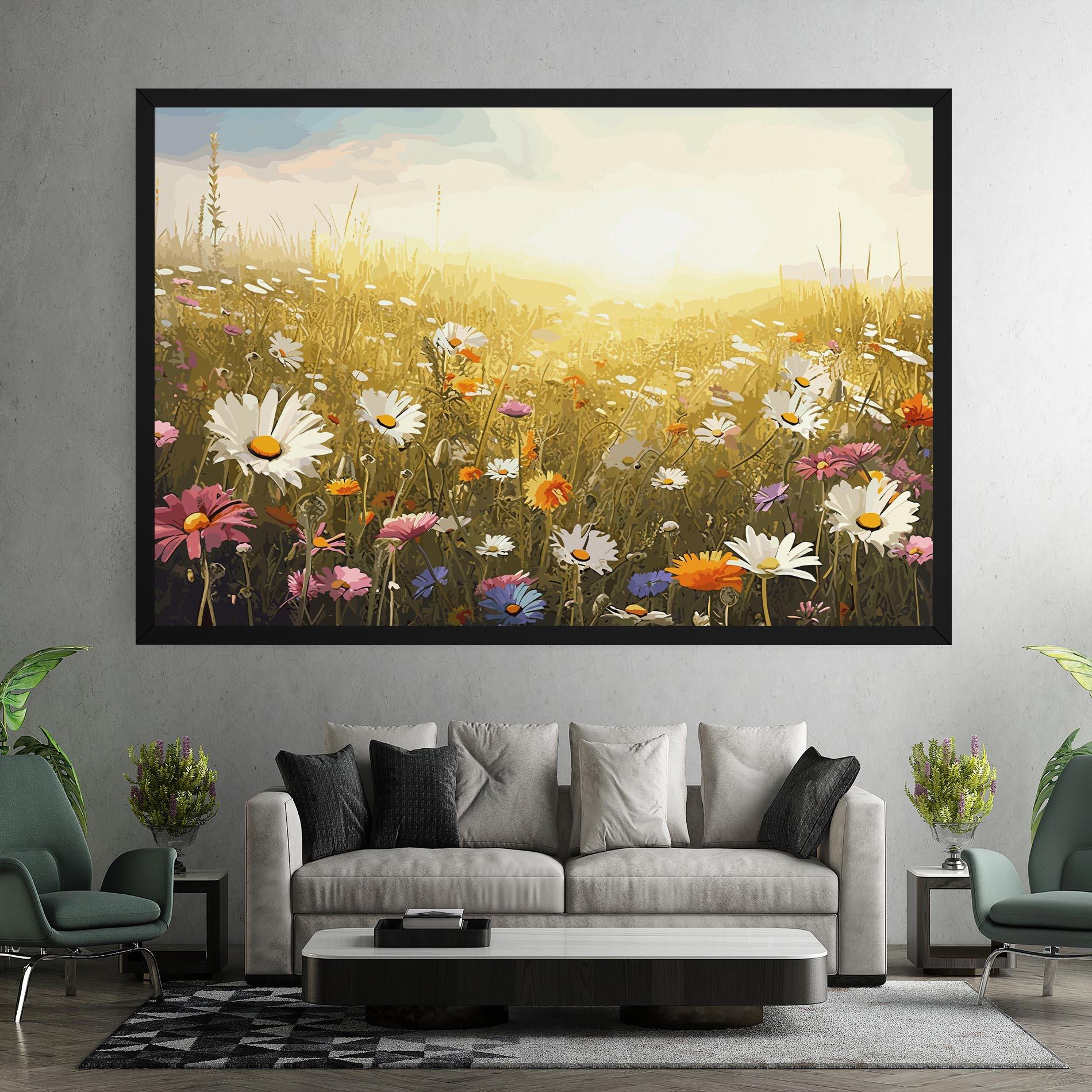 Tablou Canvas Spring Field Art mockup 7