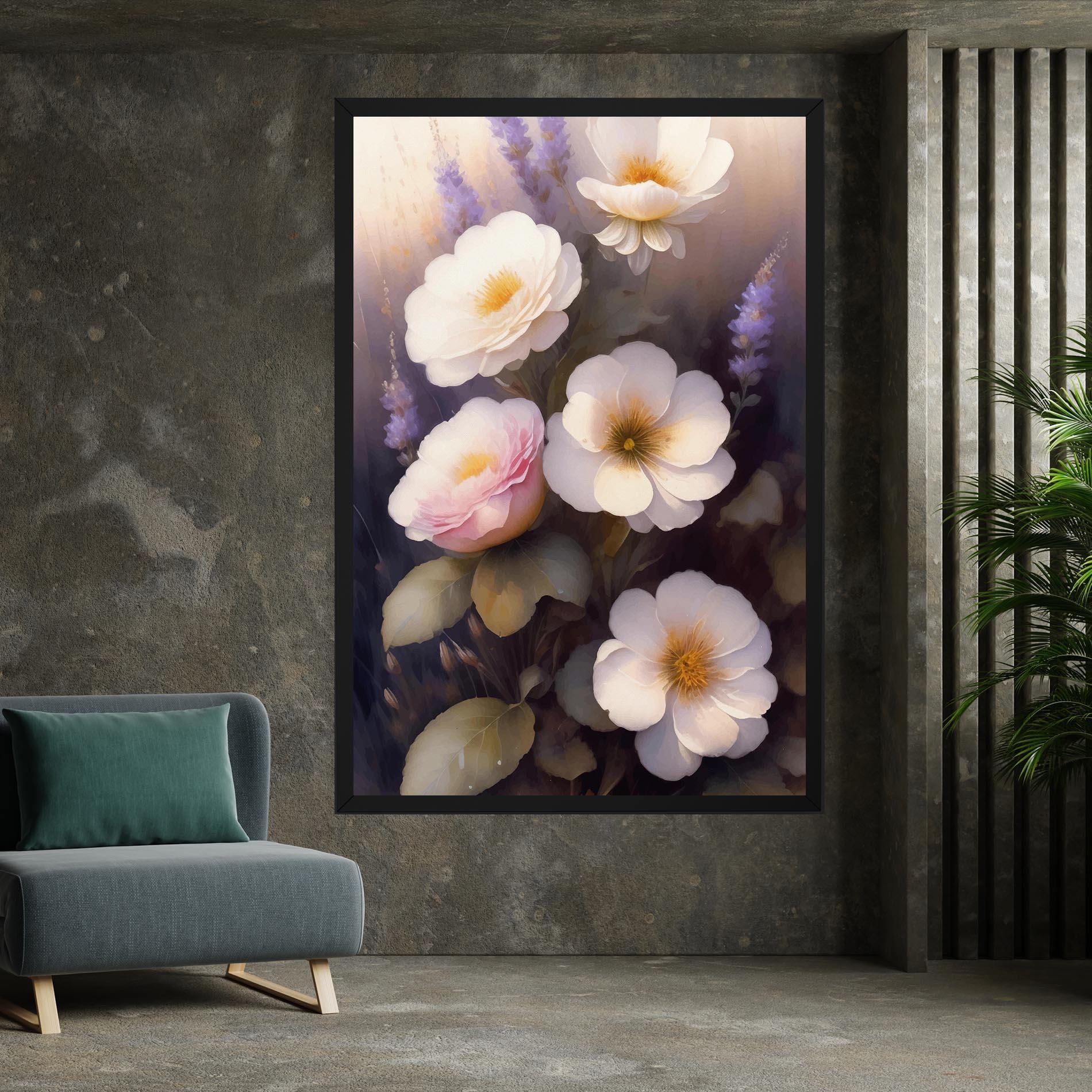 Tablou Canvas Cream Flower Spring mockup 7