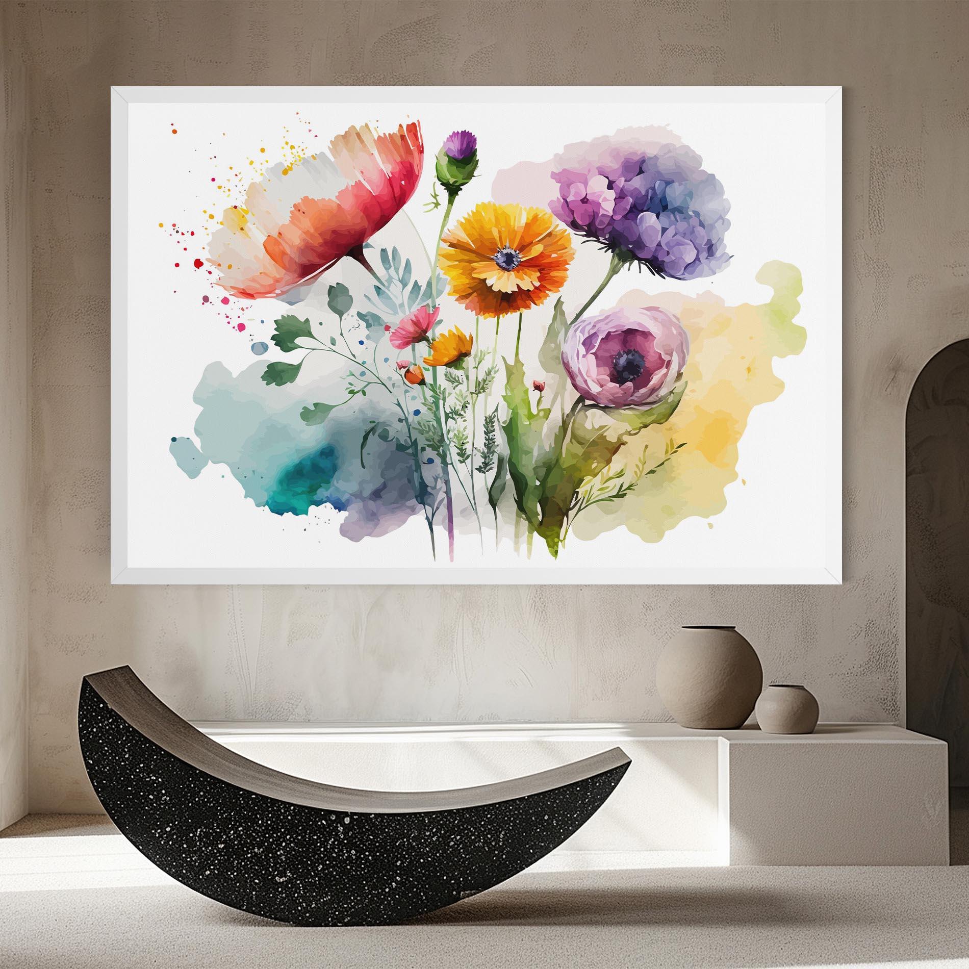Tablou Canvas Beautiful Spring Flowers mockup 8