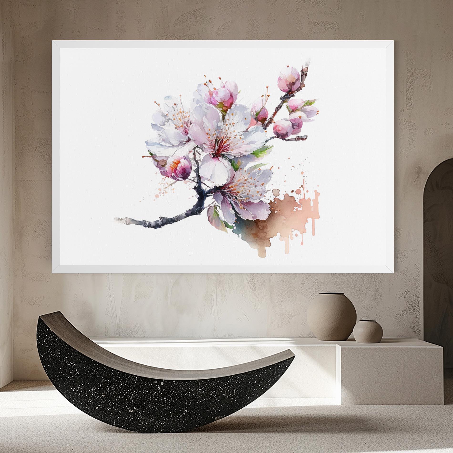 Tablou Canvas Cherry Spring Art mockup 8