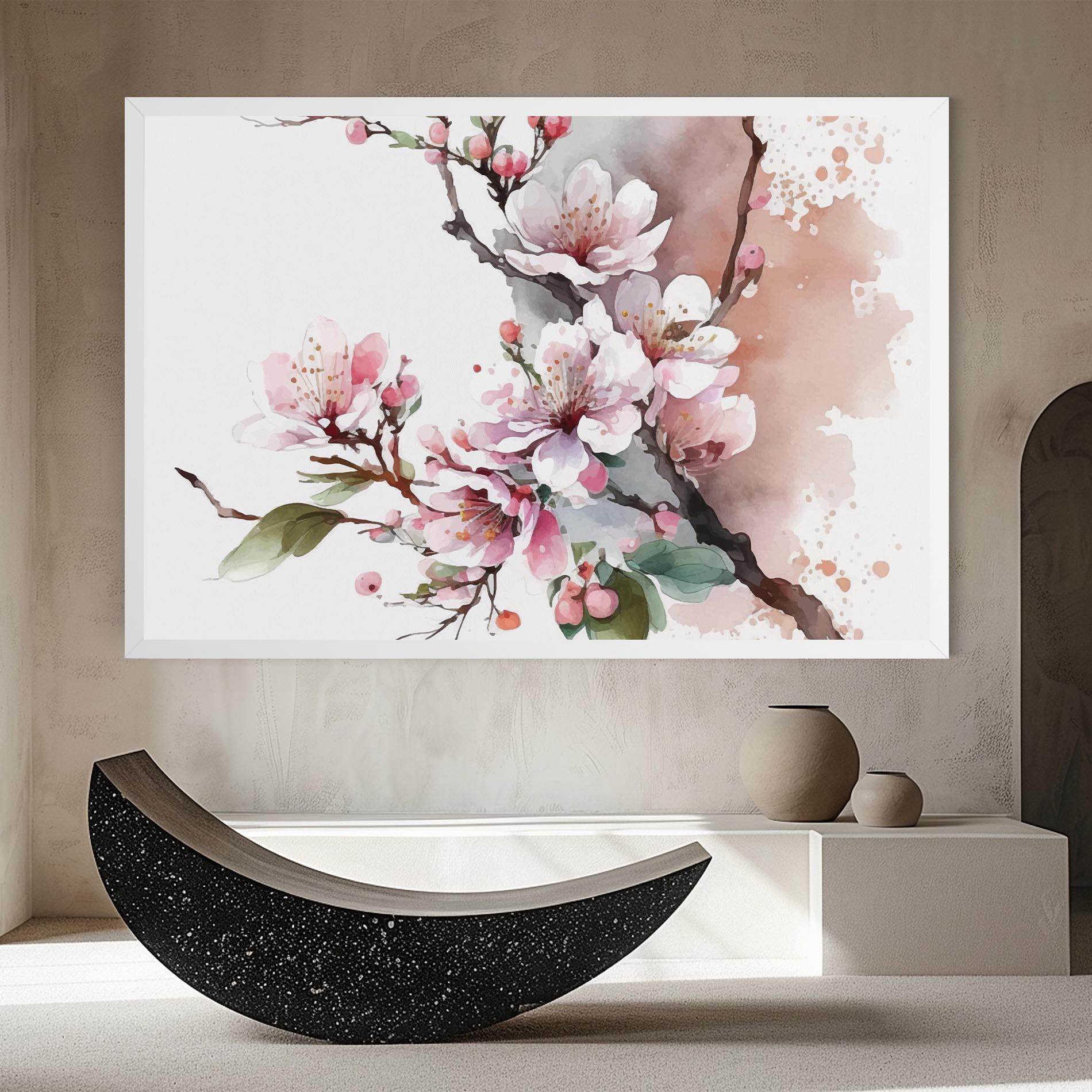 Tablou Canvas Cherry Spring Flower mockup 8
