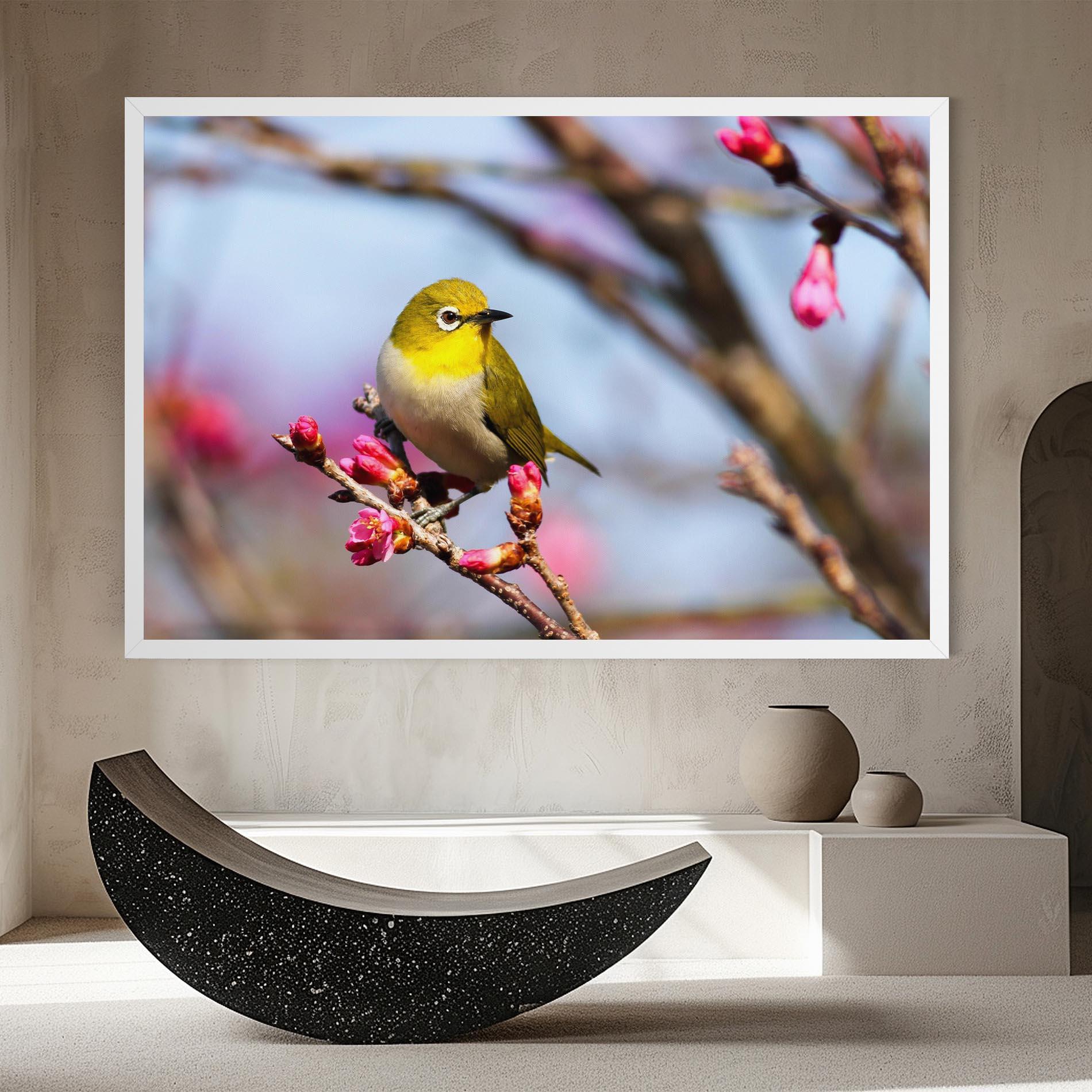 Tablou Canvas Cute Pink Flower Buds mockup 8