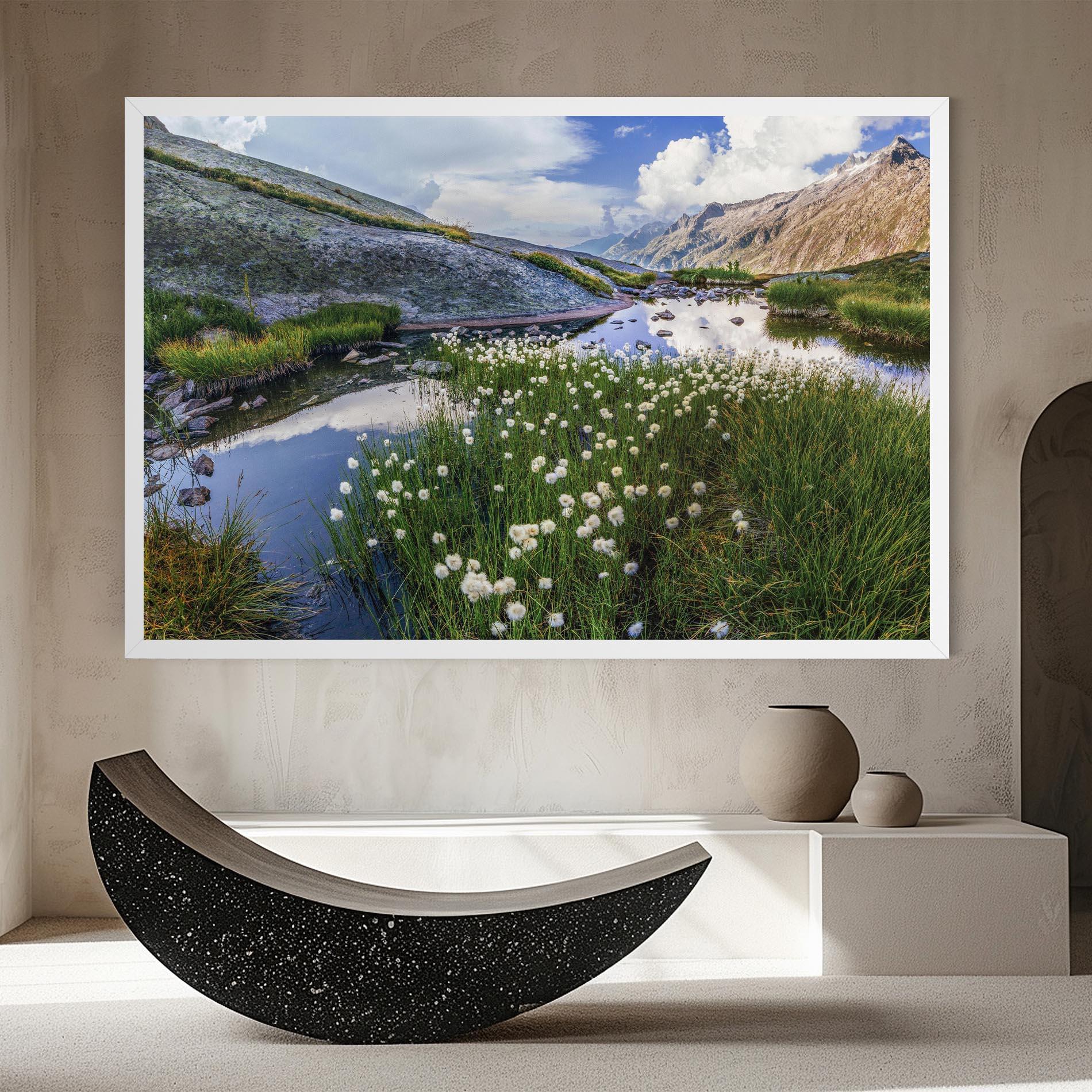 Tablou Canvas Lake Spring View mockup 8