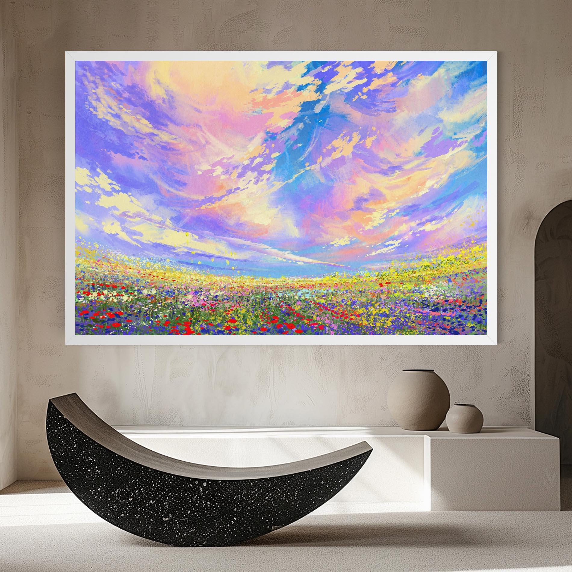 Tablou Canvas Spring Field mockup 8