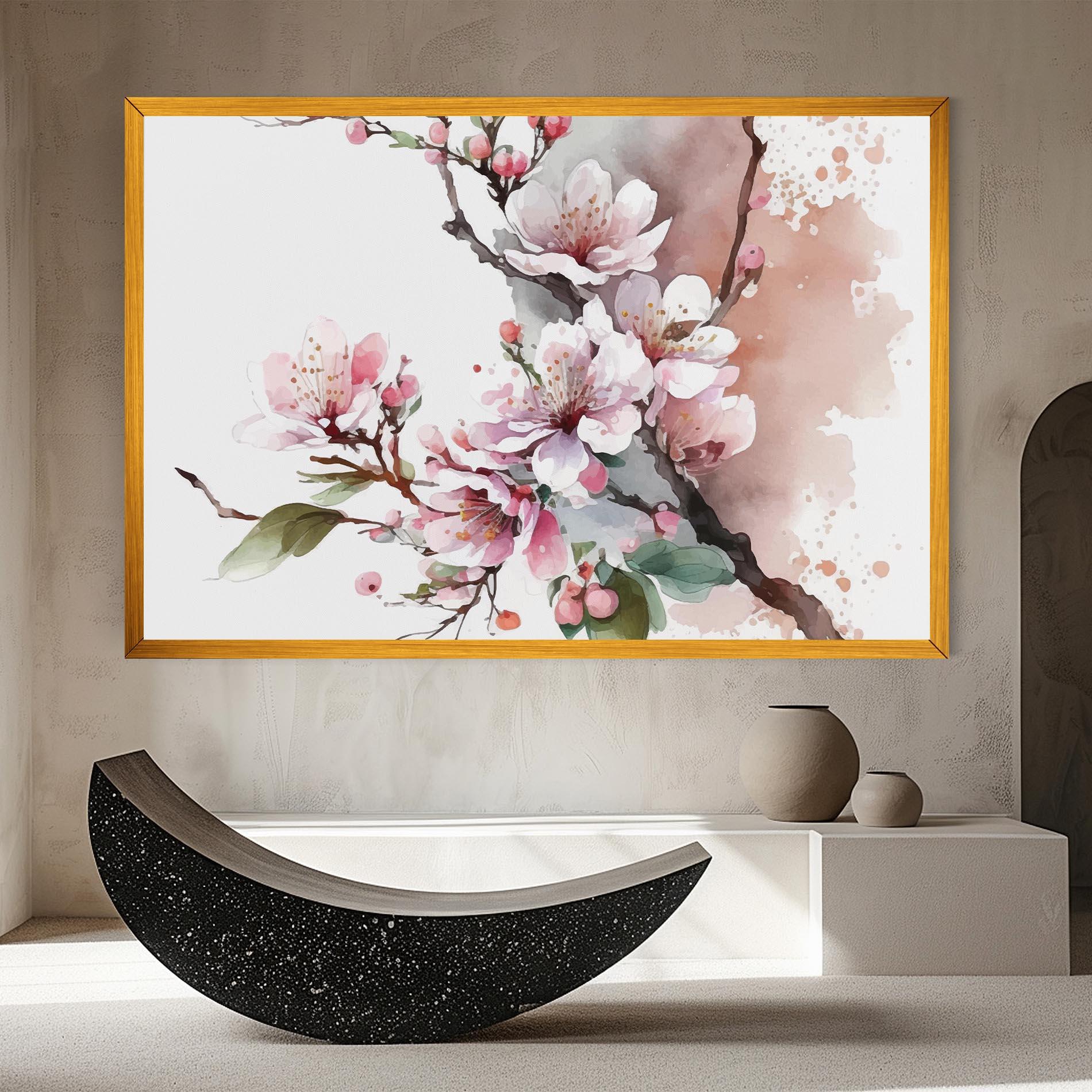 Tablou Canvas Cherry Spring Flower mockup 8