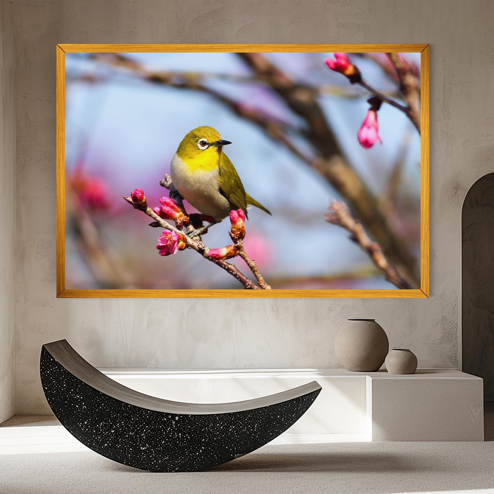 Tablou Canvas Cute Pink Flower Buds mockup 8