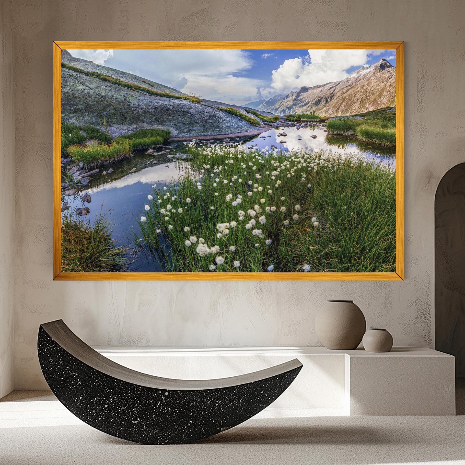 Tablou Canvas Lake Spring View mockup 8