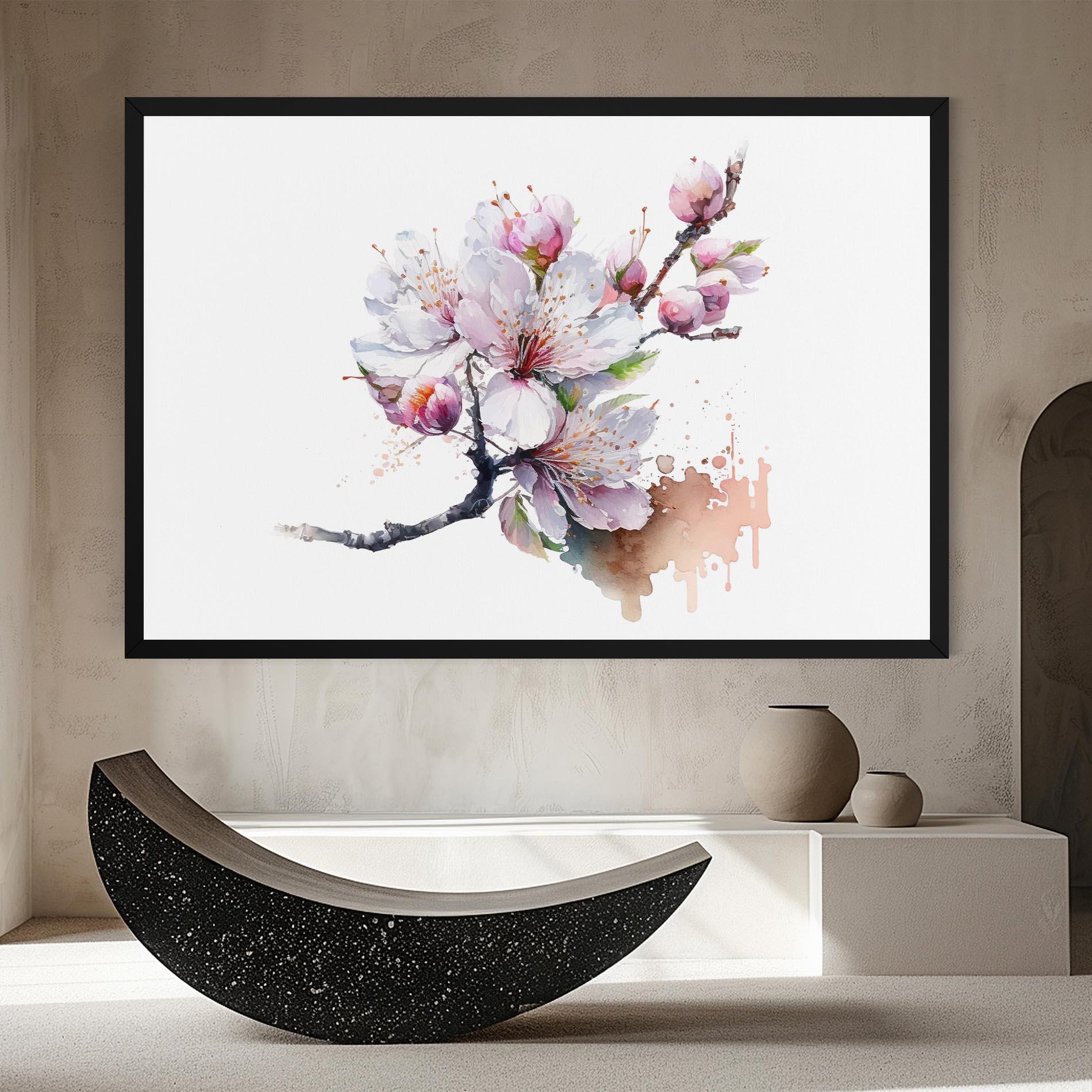 Tablou Canvas Cherry Spring Art mockup 8