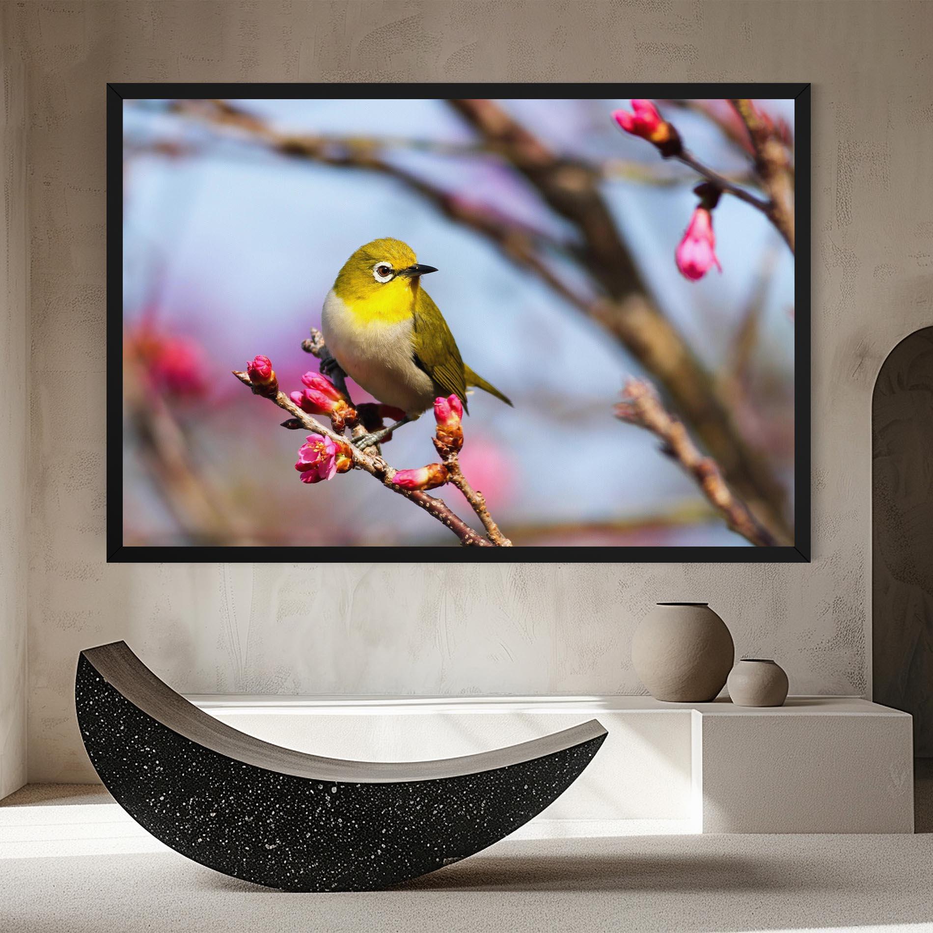 Tablou Canvas Cute Pink Flower Buds mockup 8