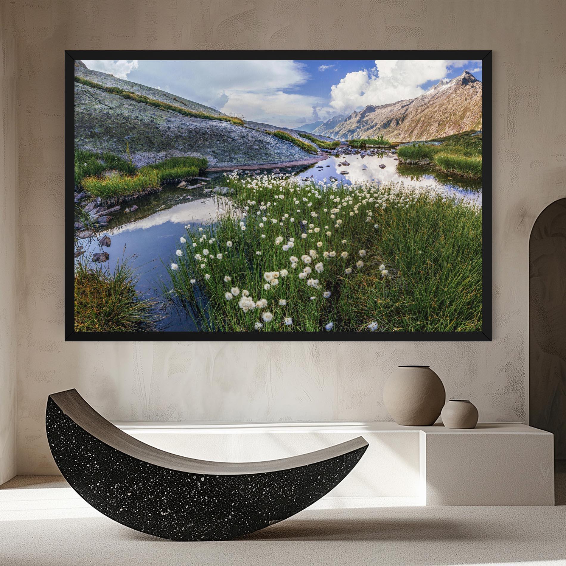 Tablou Canvas Lake Spring View mockup 8