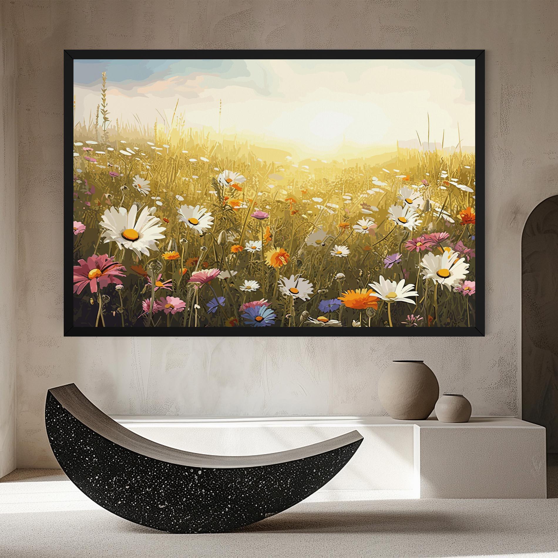 Tablou Canvas Spring Field Art mockup 8