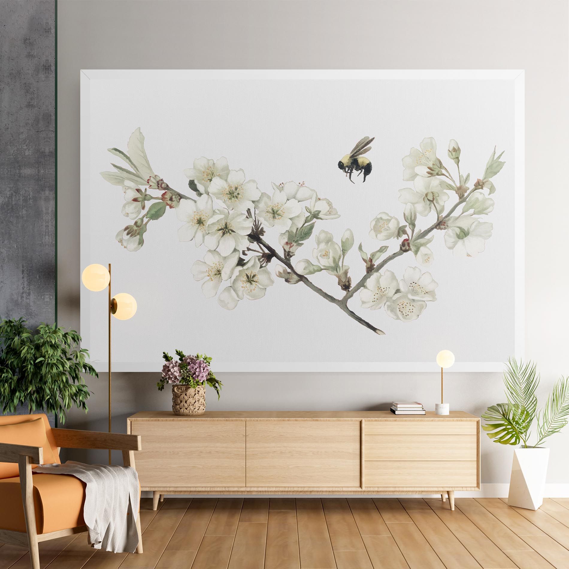 Bee Spring Flower mockup 9
