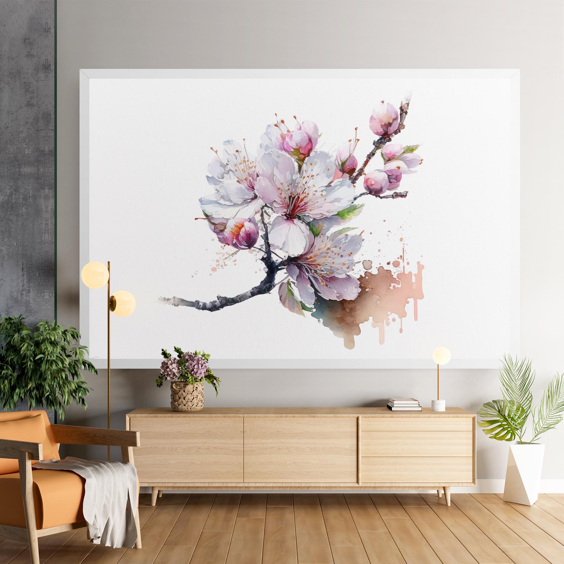 Tablou Canvas Cherry Spring Art mockup 9