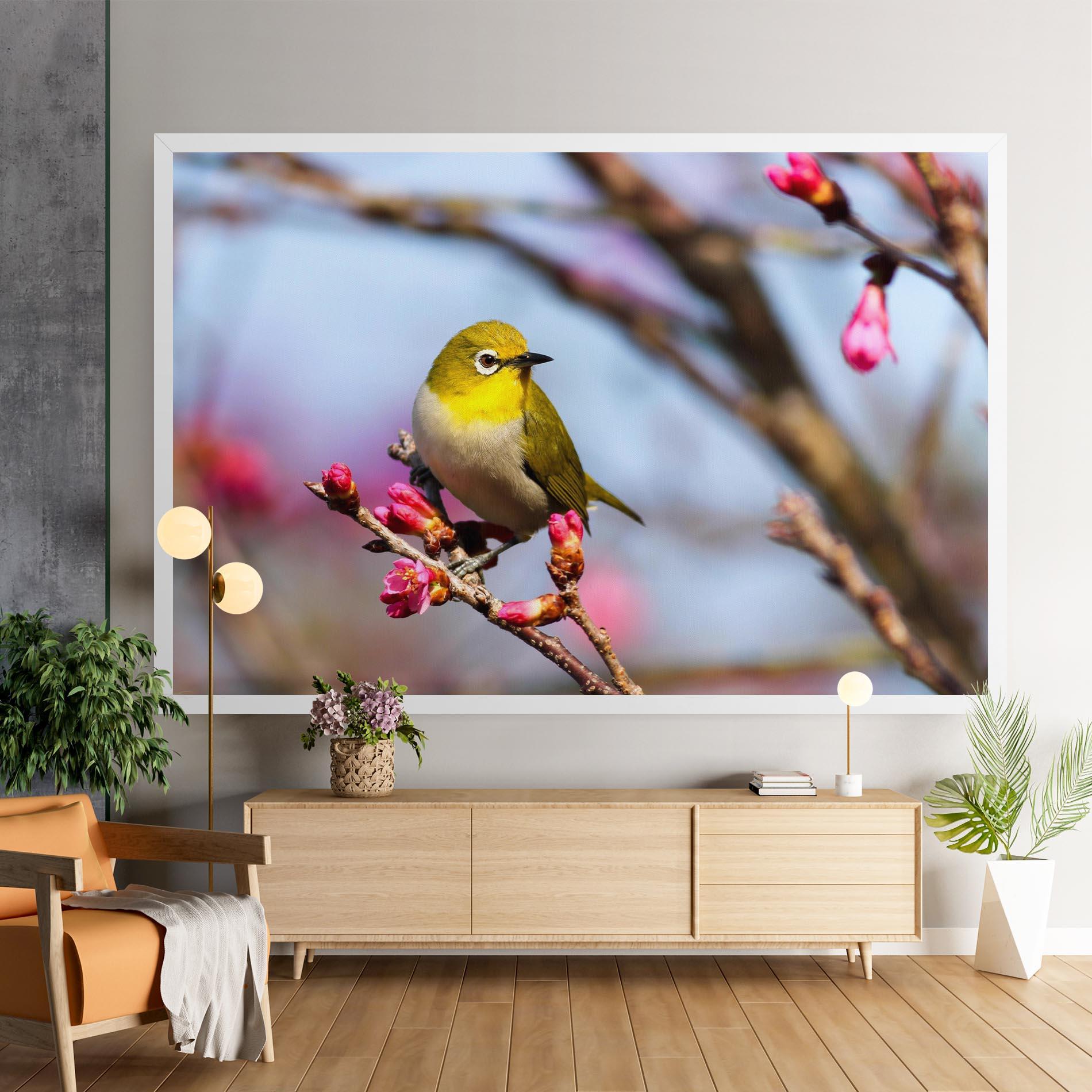 Tablou Canvas Cute Pink Flower Buds mockup 9