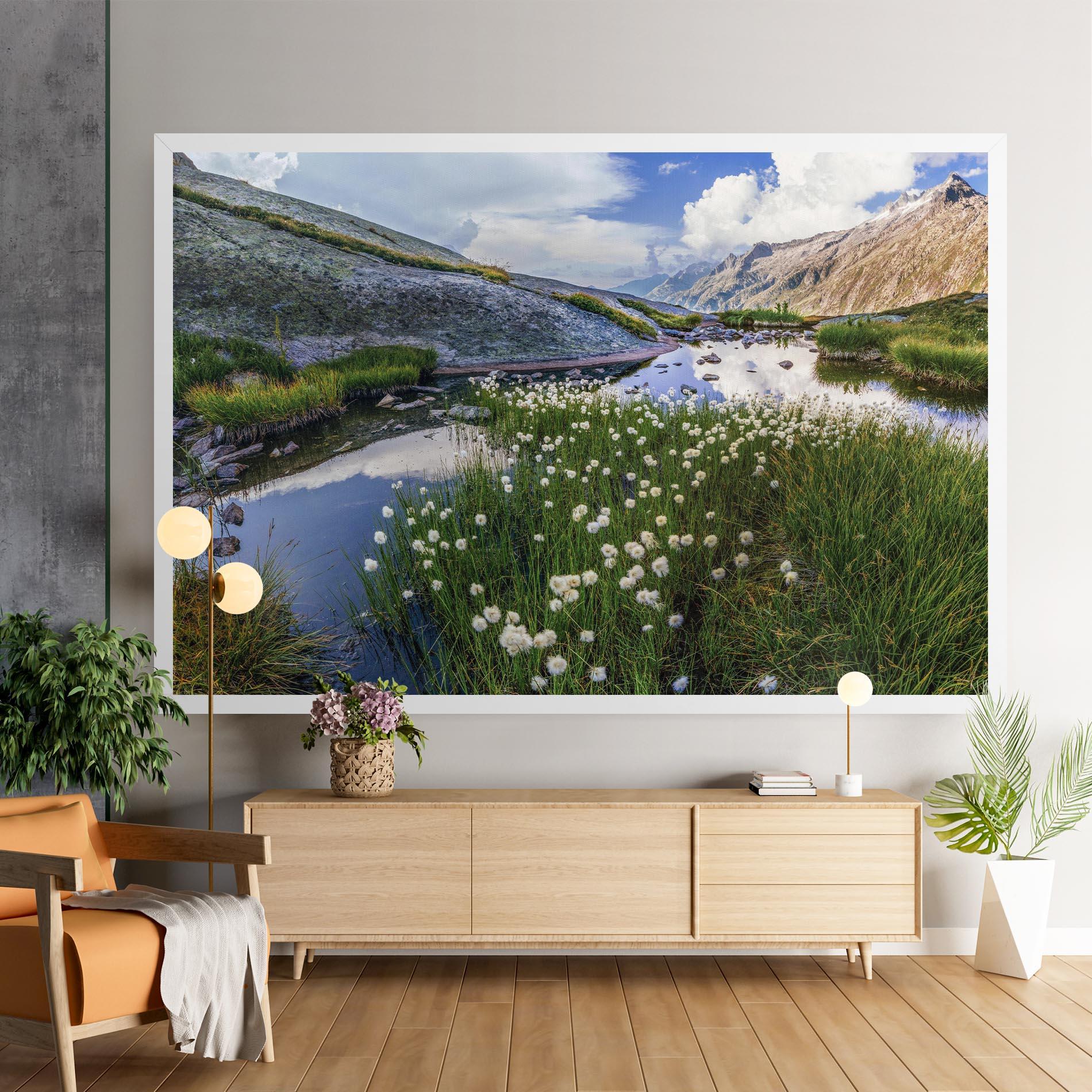 Tablou Canvas Lake Spring View mockup 9
