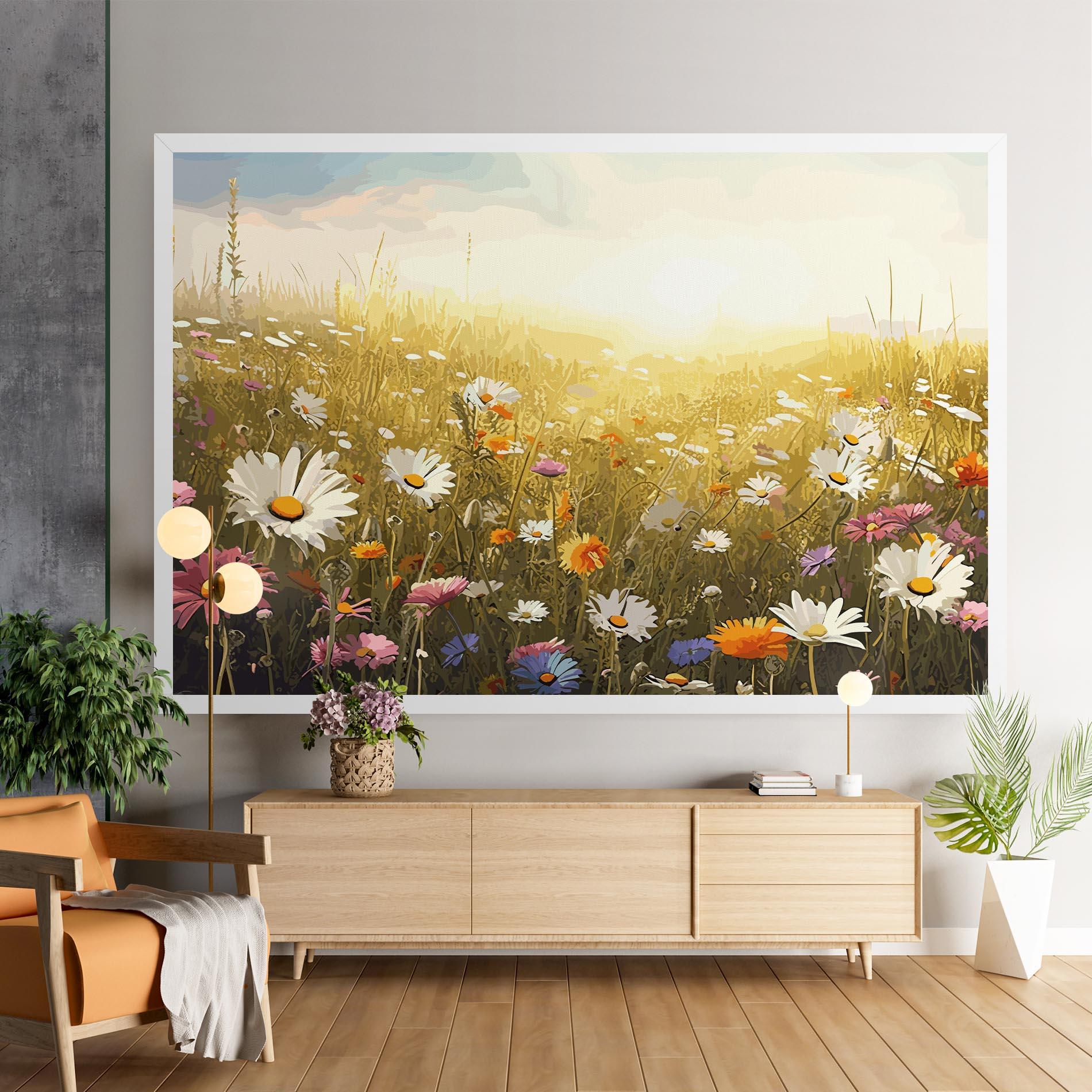Tablou Canvas Spring Field Art mockup 9