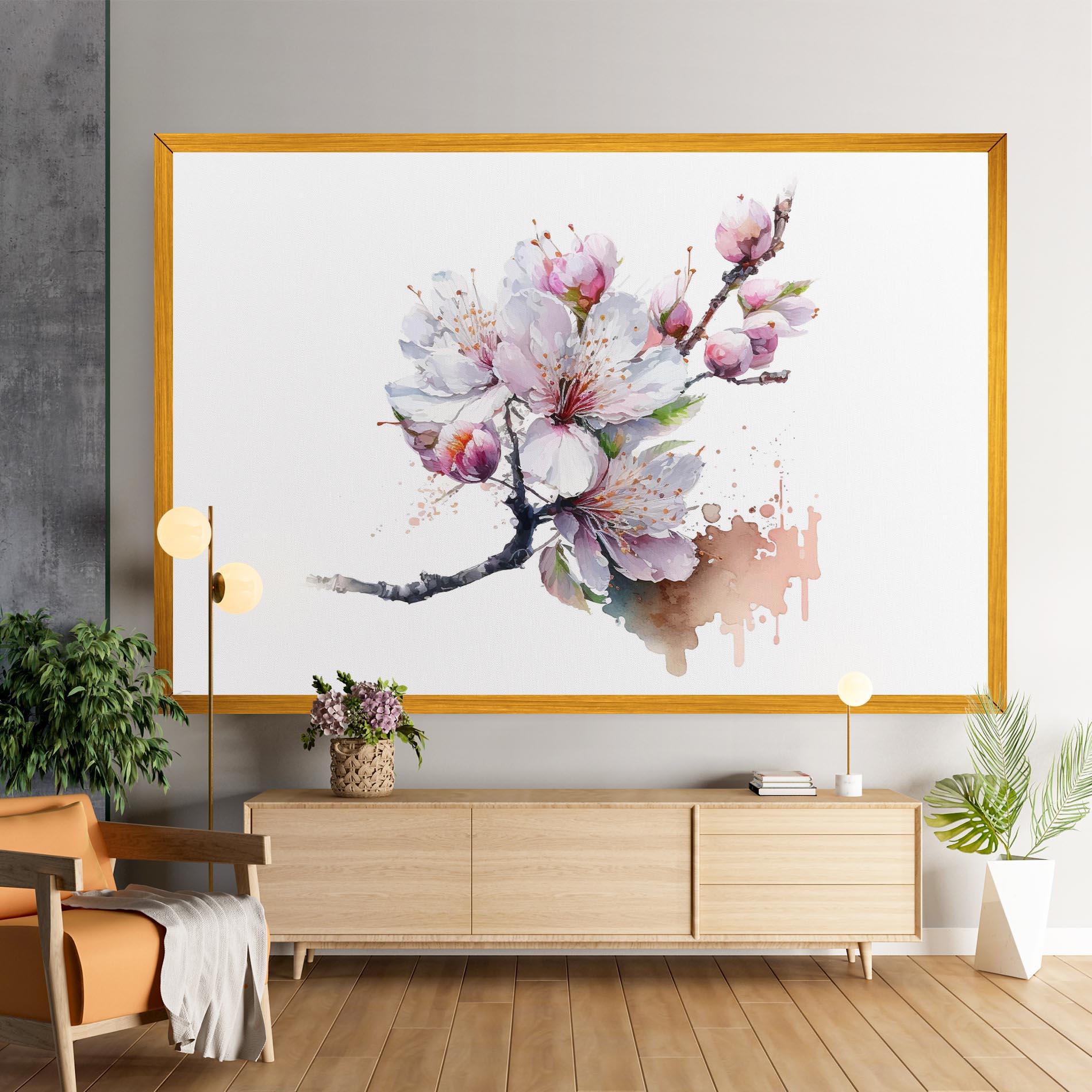 Tablou Canvas Cherry Spring Art mockup 9
