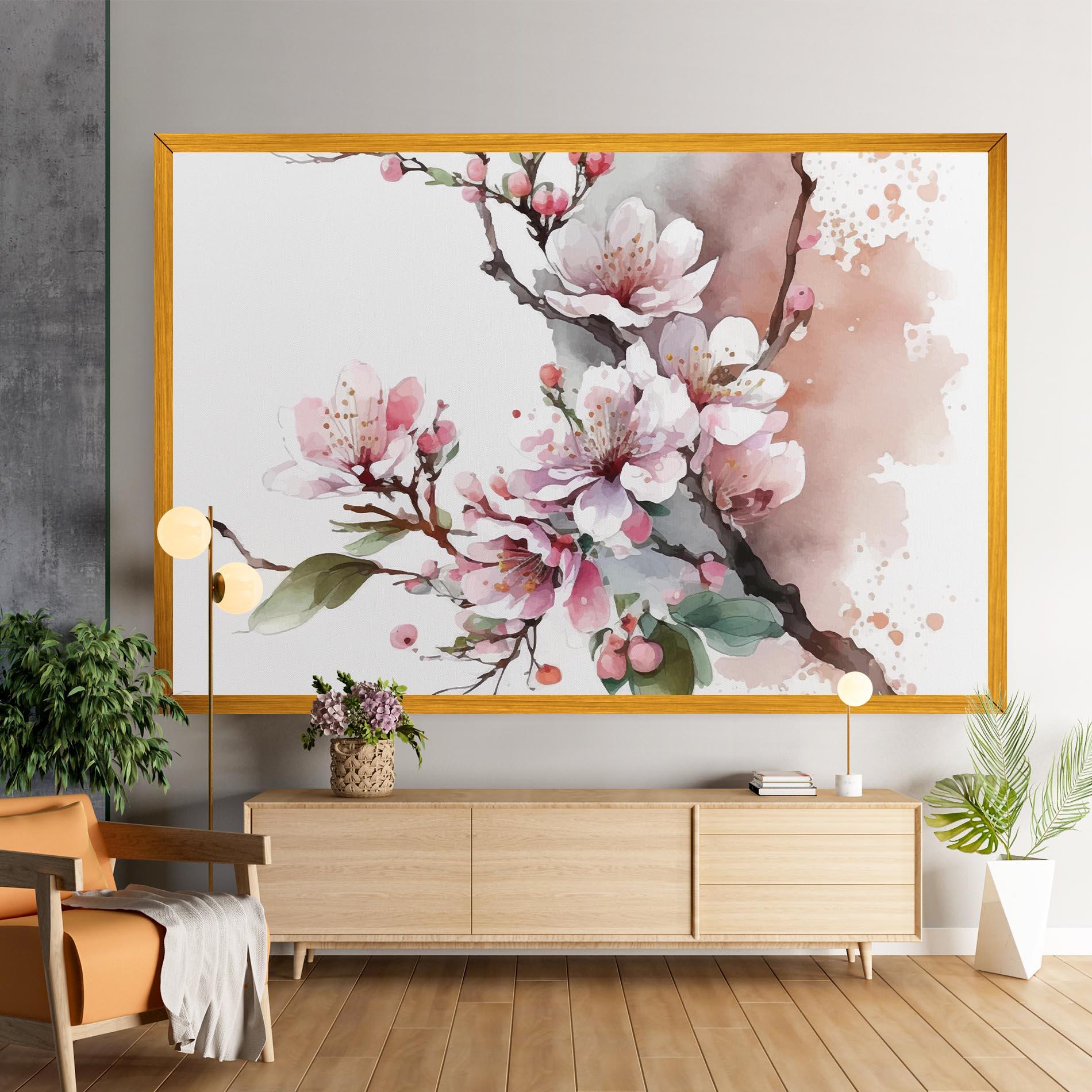 Tablou Canvas Cherry Spring Flower mockup 9