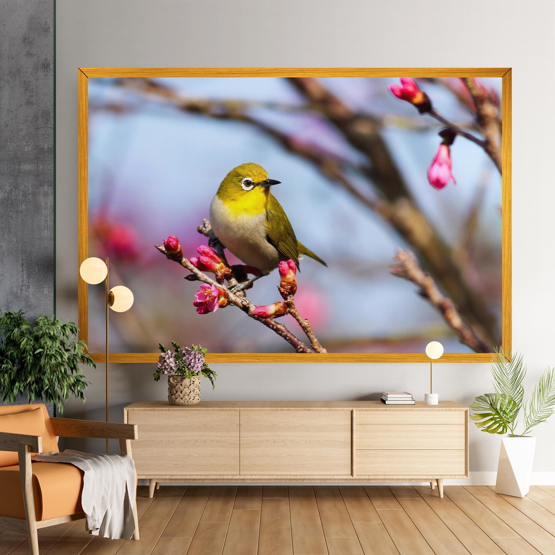 Tablou Canvas Cute Pink Flower Buds mockup 9