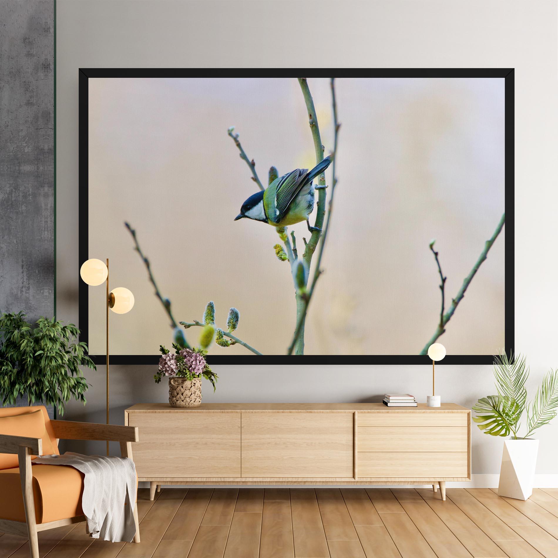 Tablou Canvas Beautiful Spring Bird mockup 9