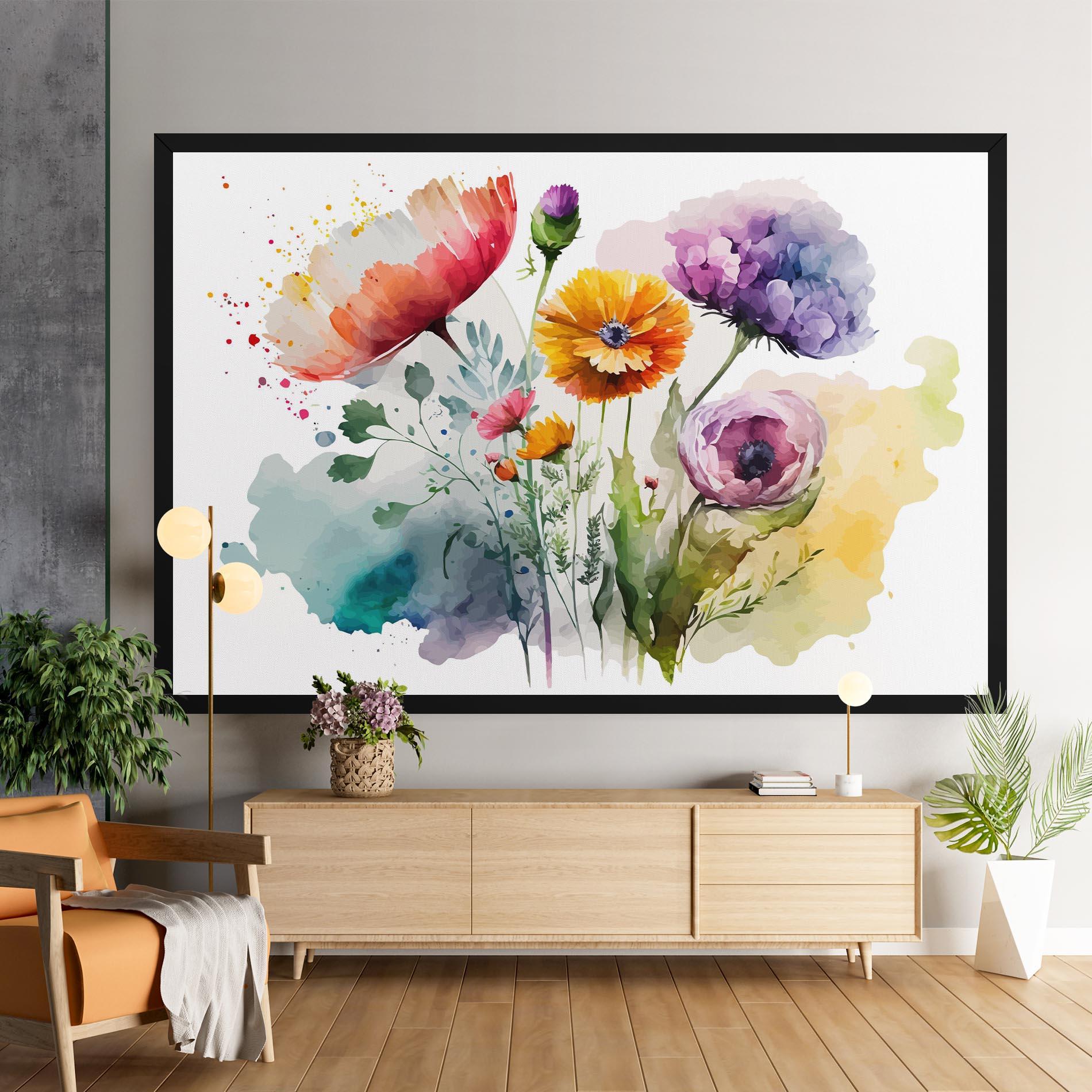 Tablou Canvas Beautiful Spring Flowers mockup 9