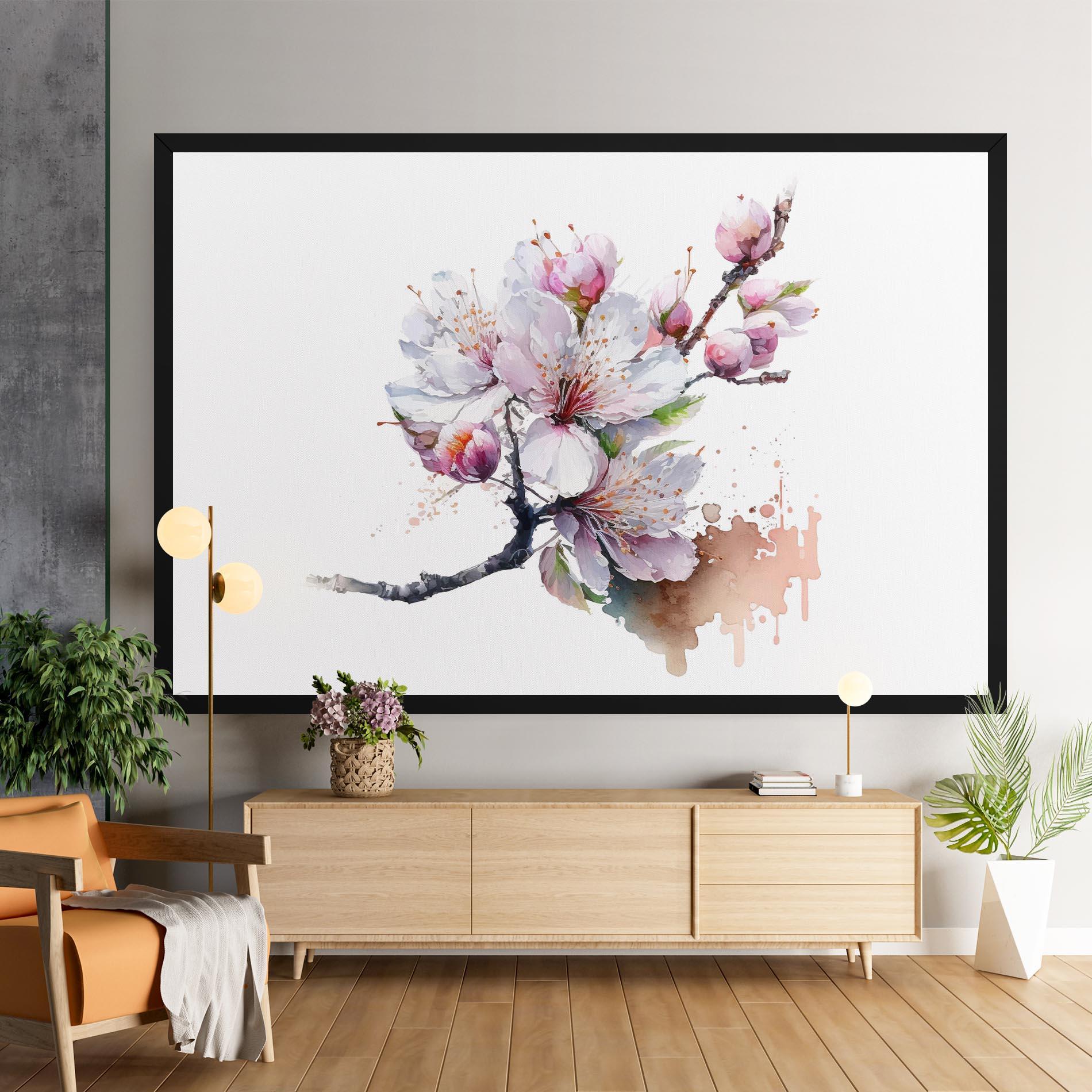 Tablou Canvas Cherry Spring Art mockup 9