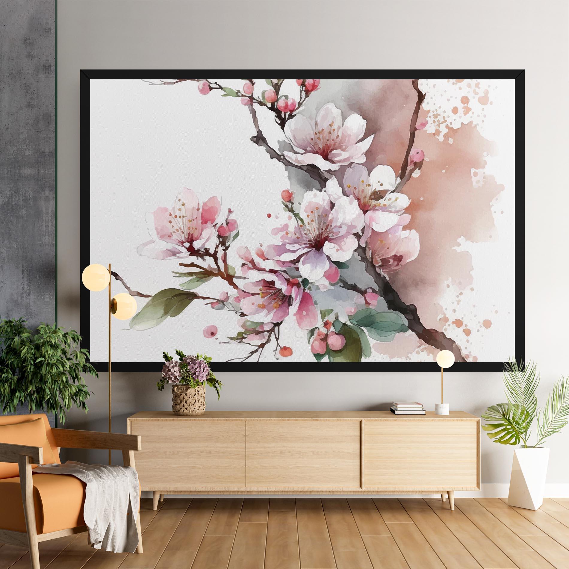 Tablou Canvas Cherry Spring Flower mockup 9