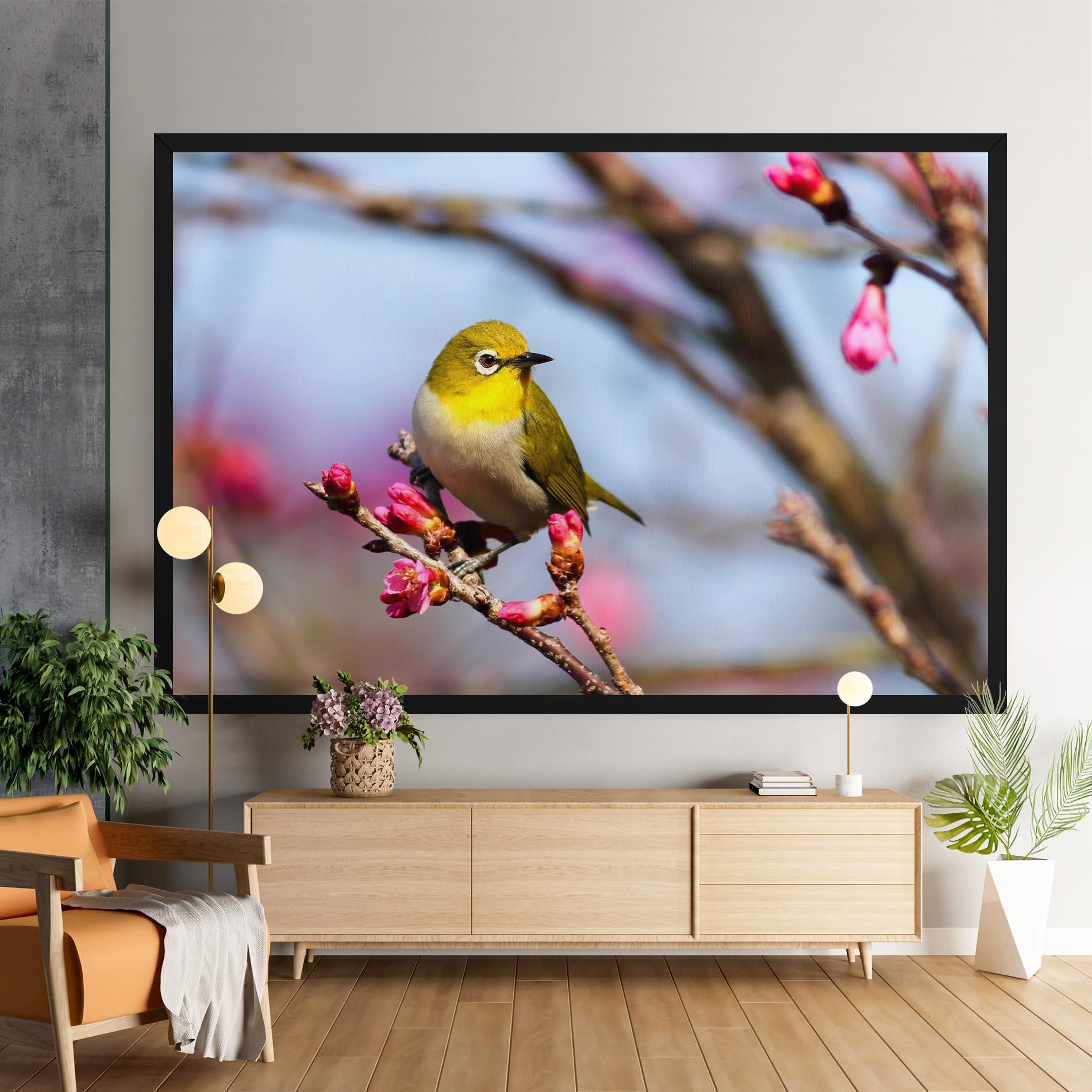 Tablou Canvas Cute Pink Flower Buds mockup 9