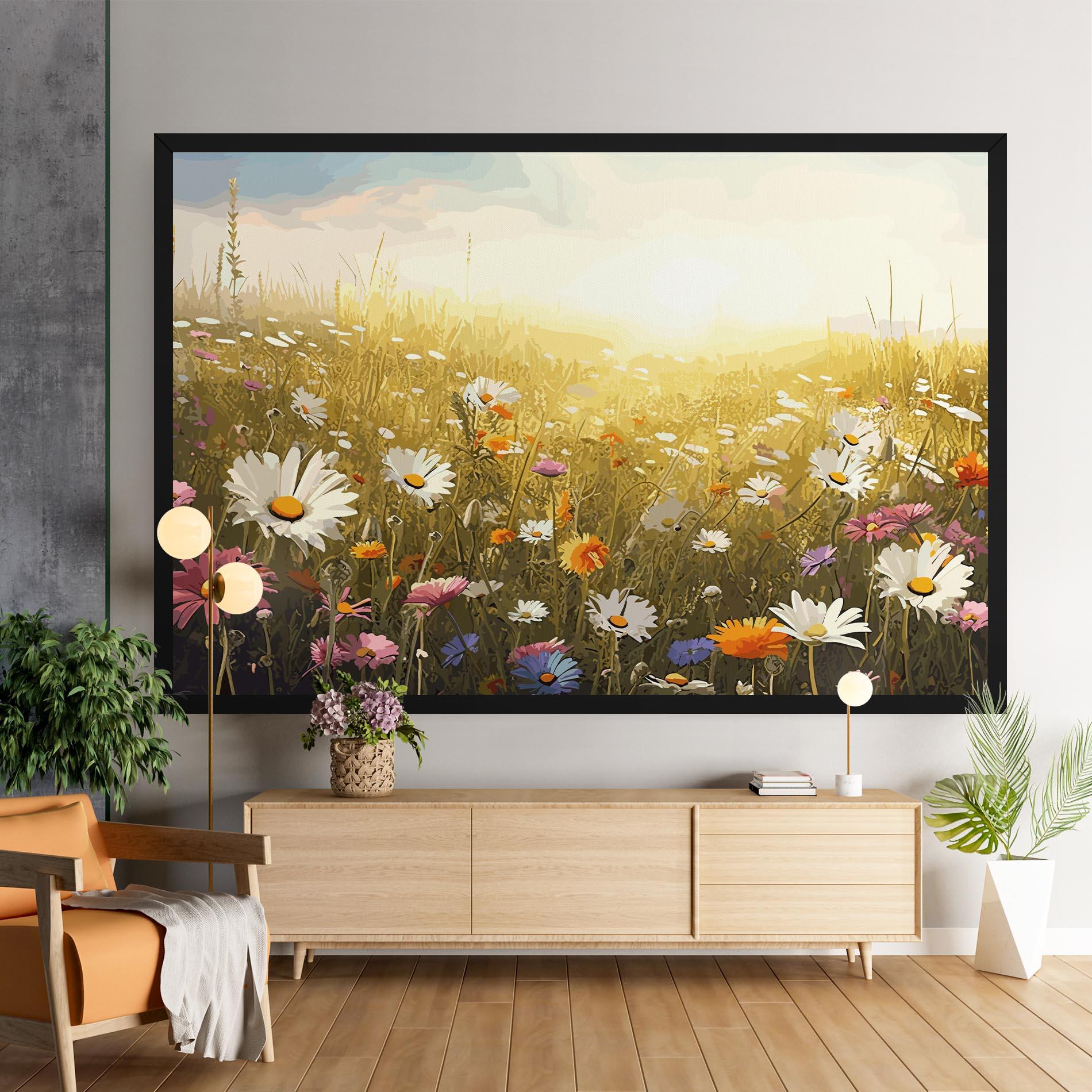 Tablou Canvas Spring Field Art mockup 9