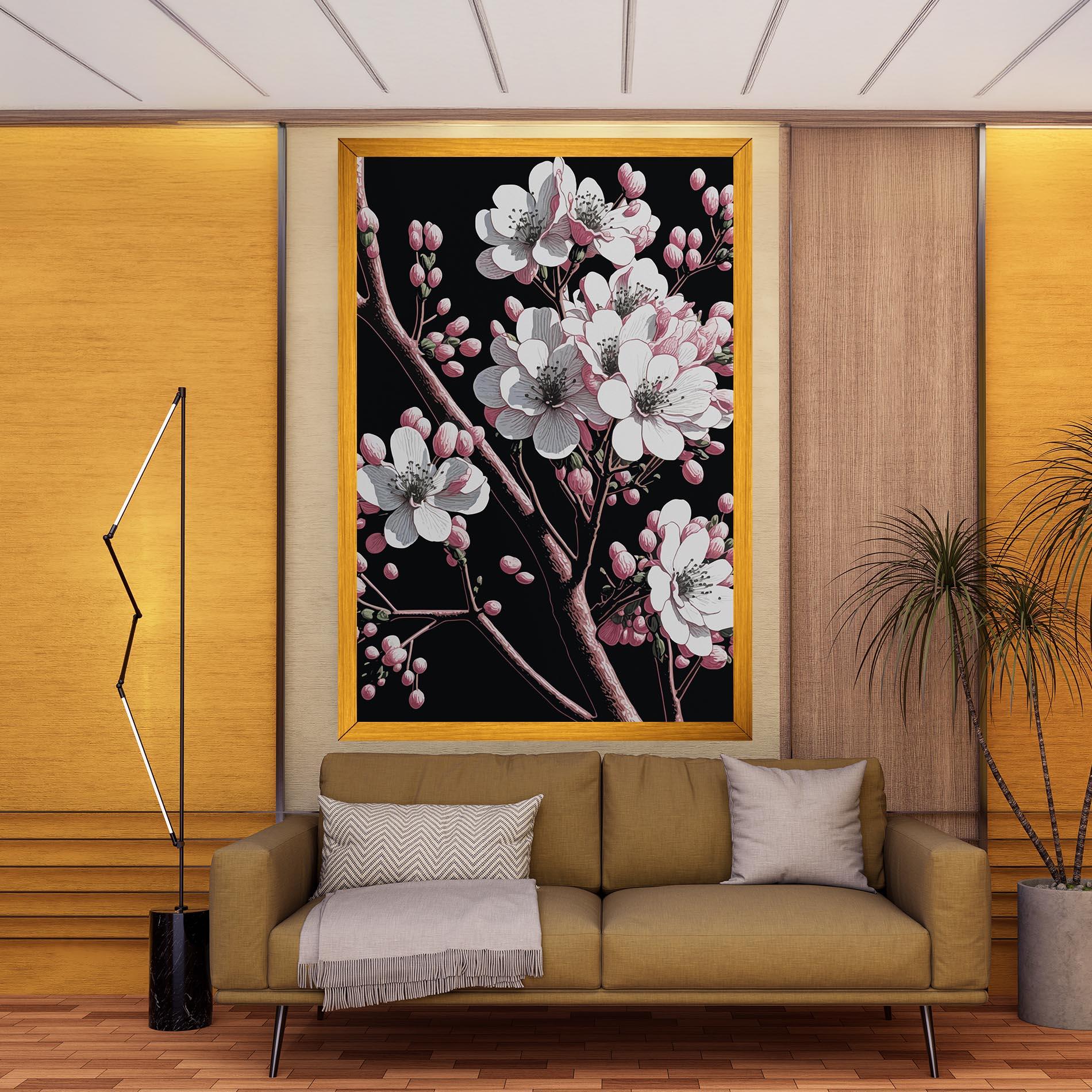 Tablou Canvas Spring Flowers mockup 9