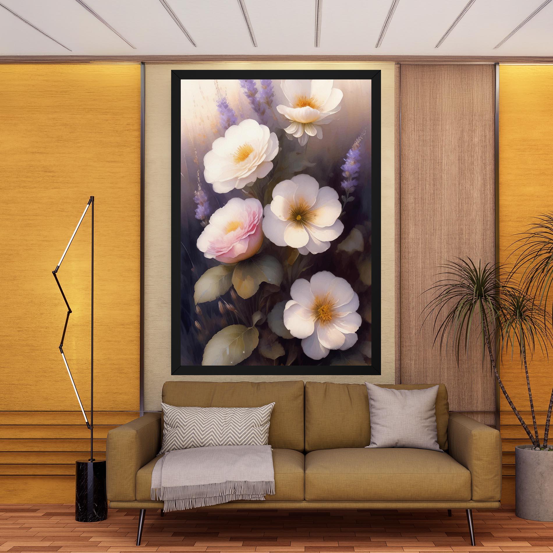 Tablou Canvas Cream Flower Spring mockup 9