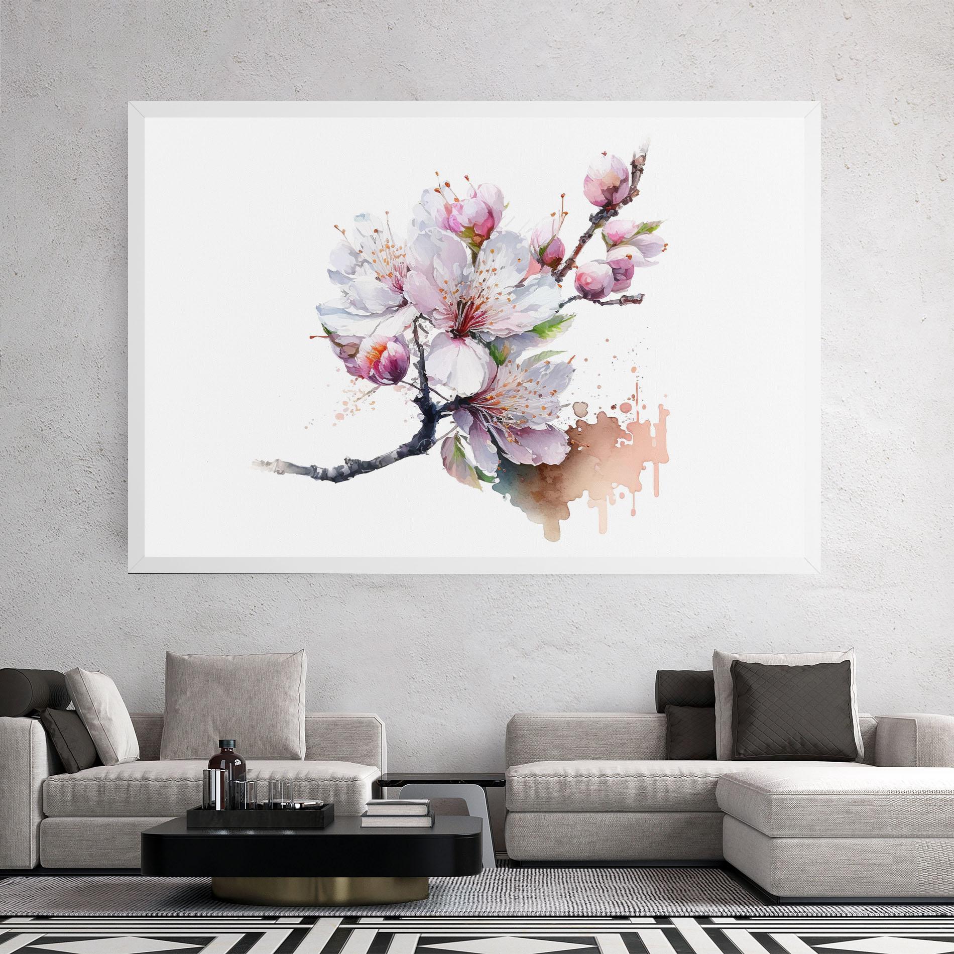 Tablou Canvas Cherry Spring Art mockup 2