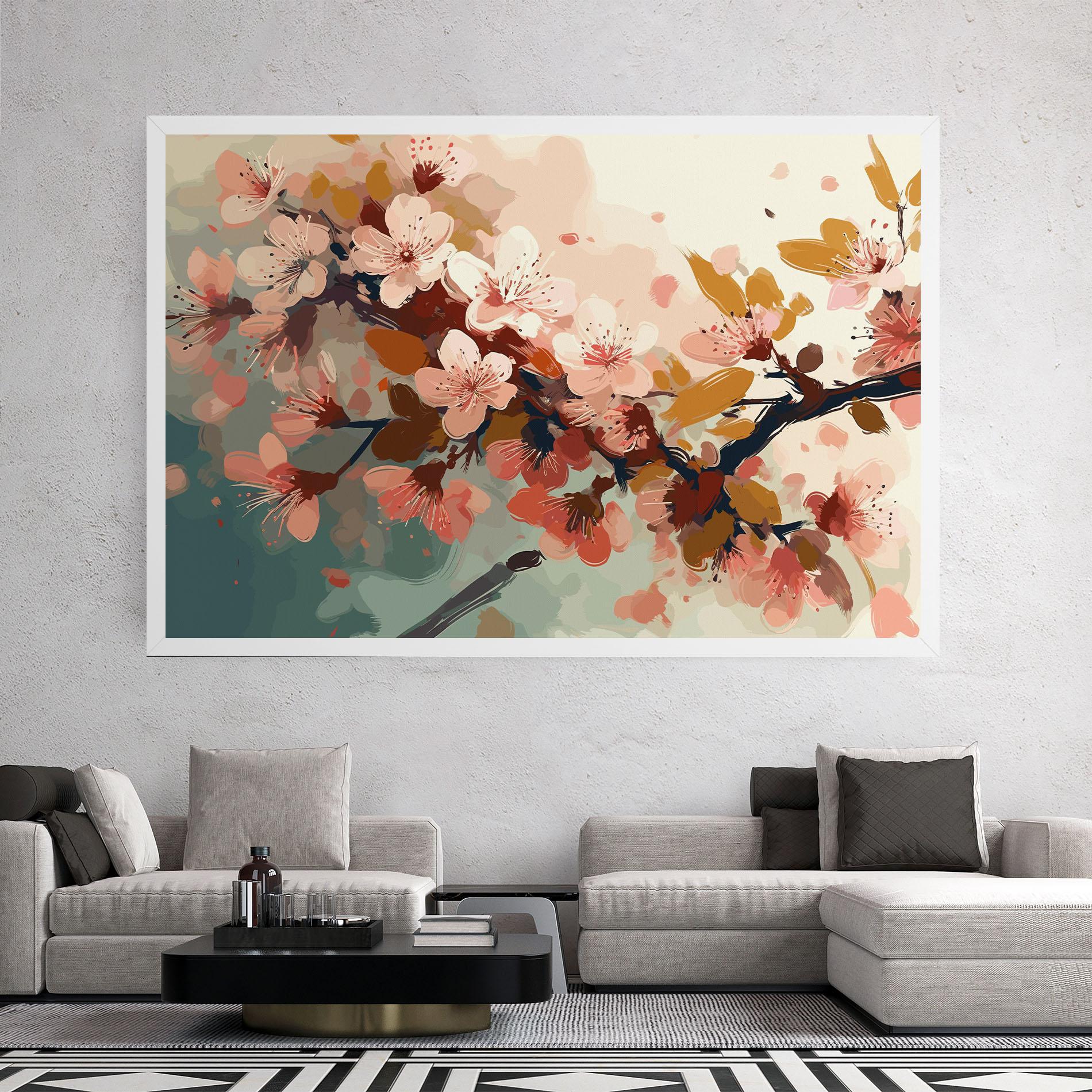 Tablou Canvas Cute Spring Flower mockup 2