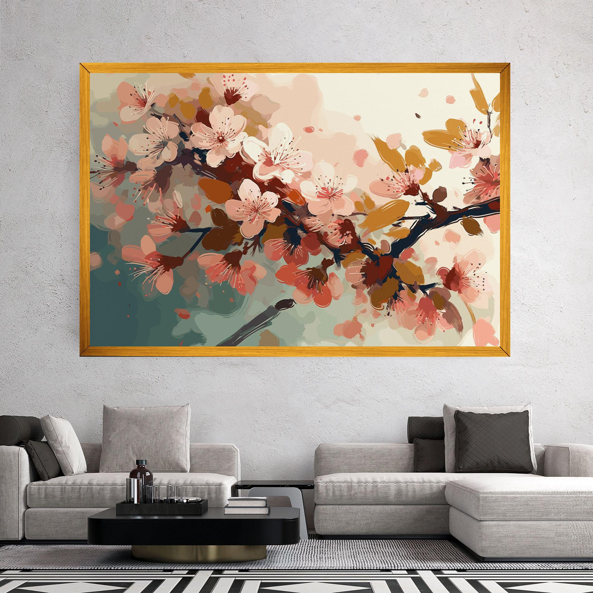 Tablou Canvas Cute Spring Flower mockup 2