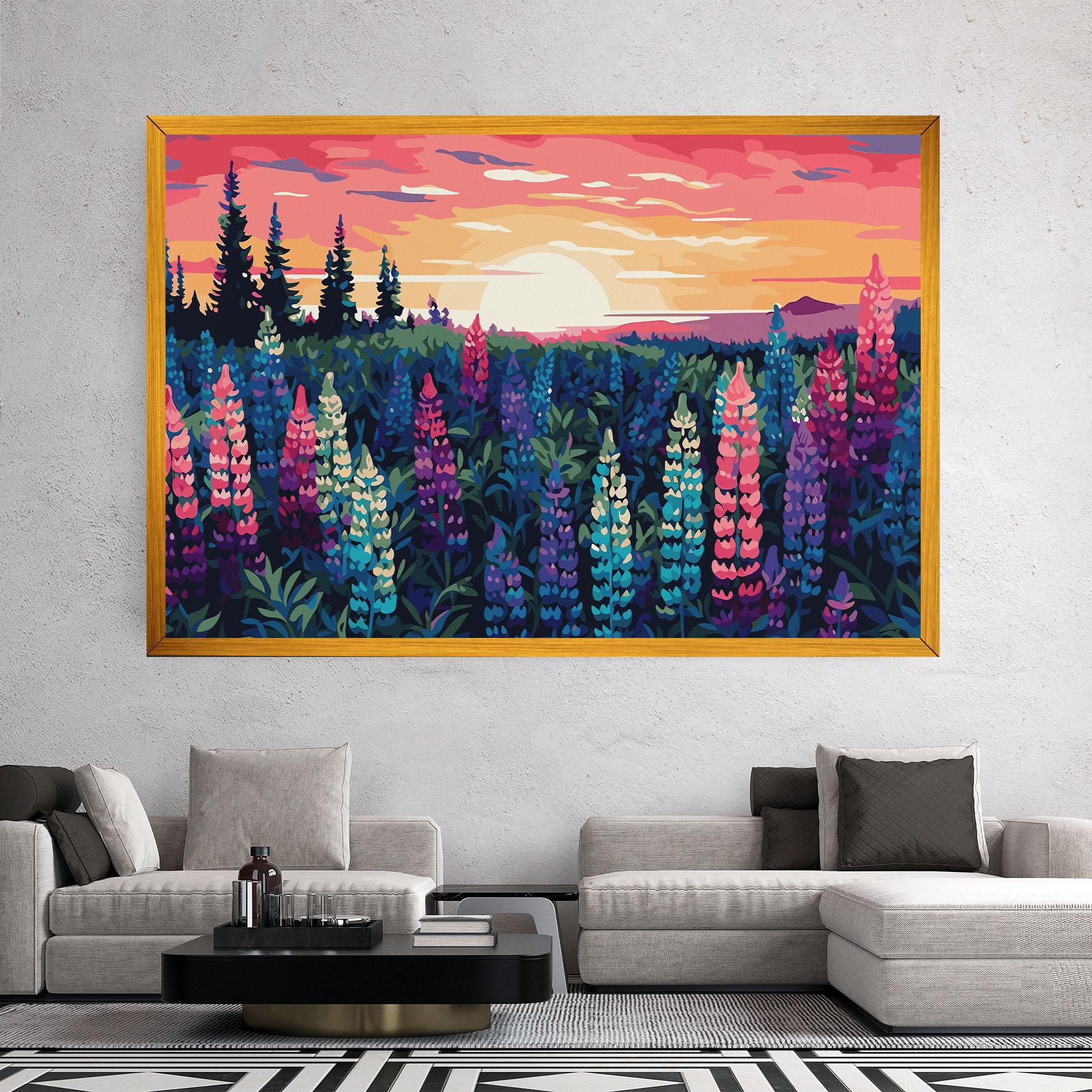 Tablou Canvas Spring Sunset mockup 2