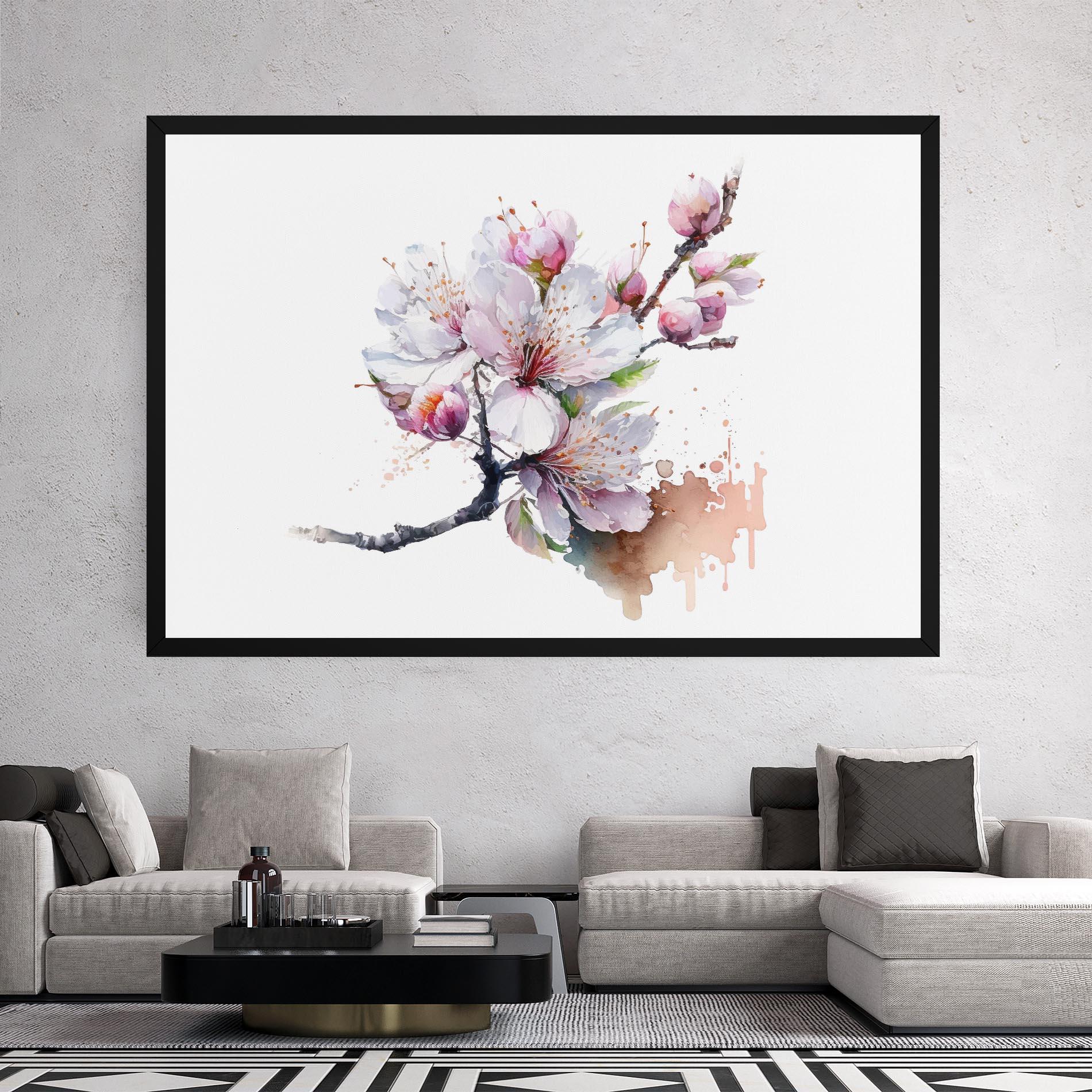 Tablou Canvas Cherry Spring Art mockup 2