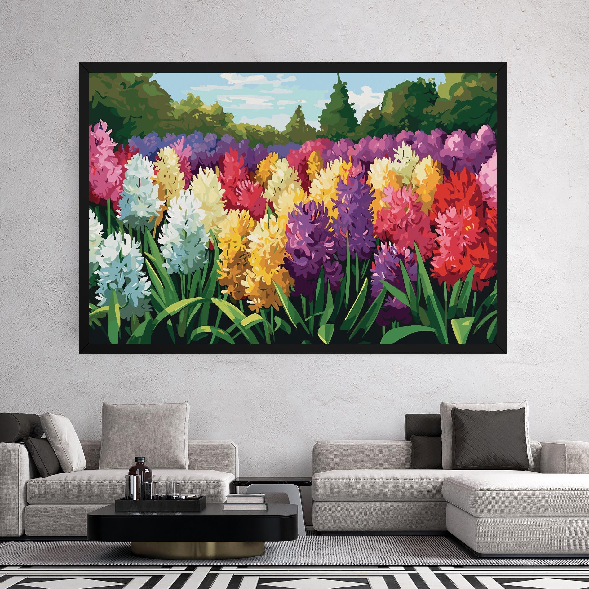 Tablou Canvas Pretty Colorful Spring mockup 2